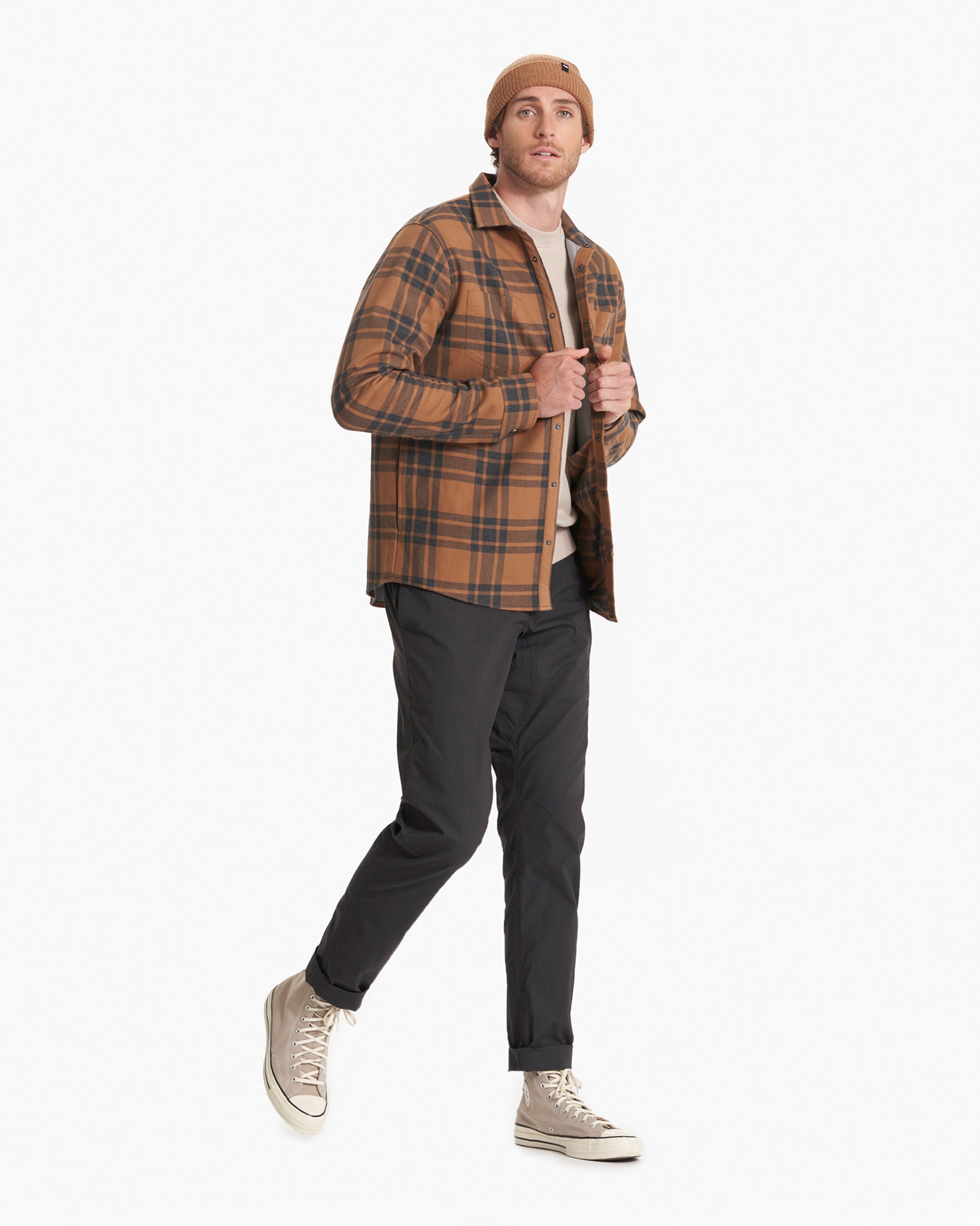 Range Shirt Jacket | Camel