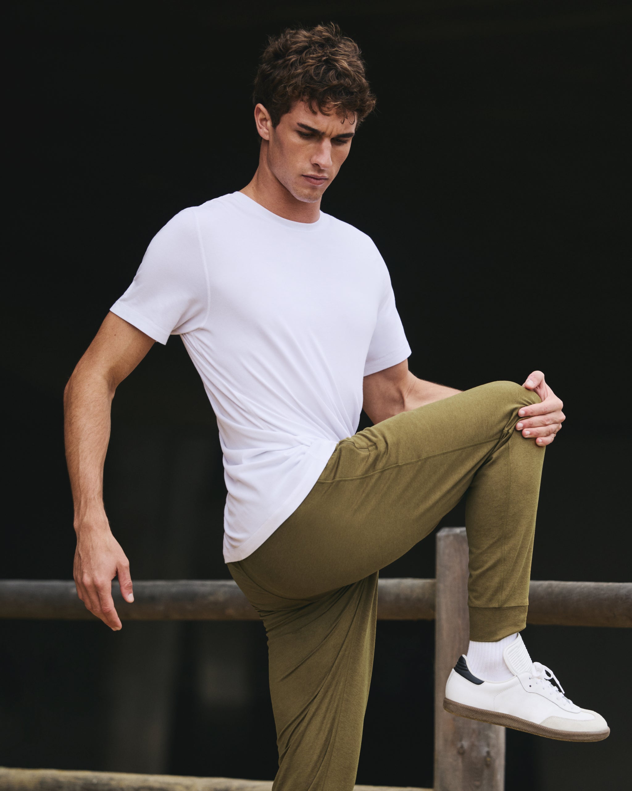 Ponto Performance Jogger | Moss Green Heather