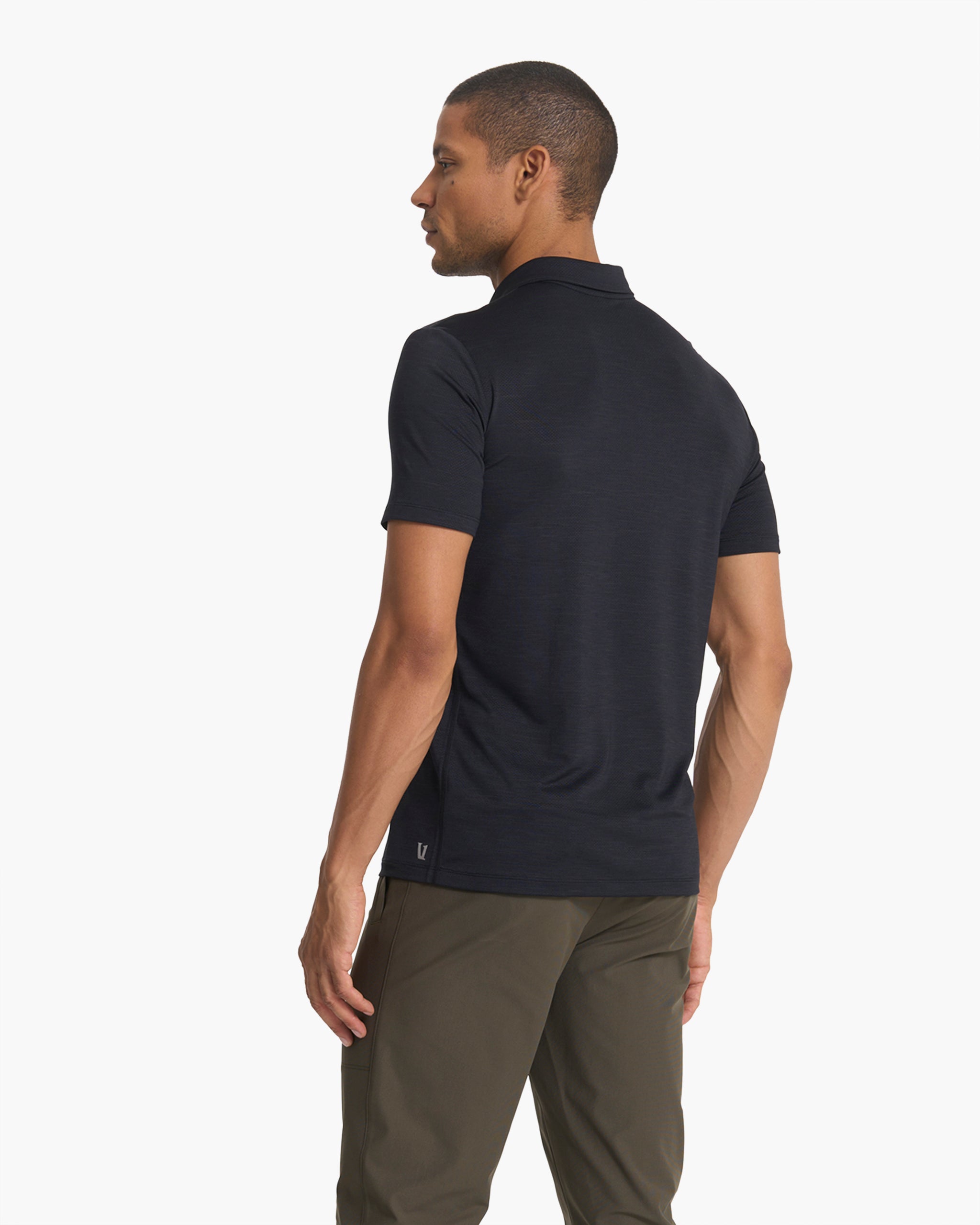 Zephyr Polo | Black Heather
