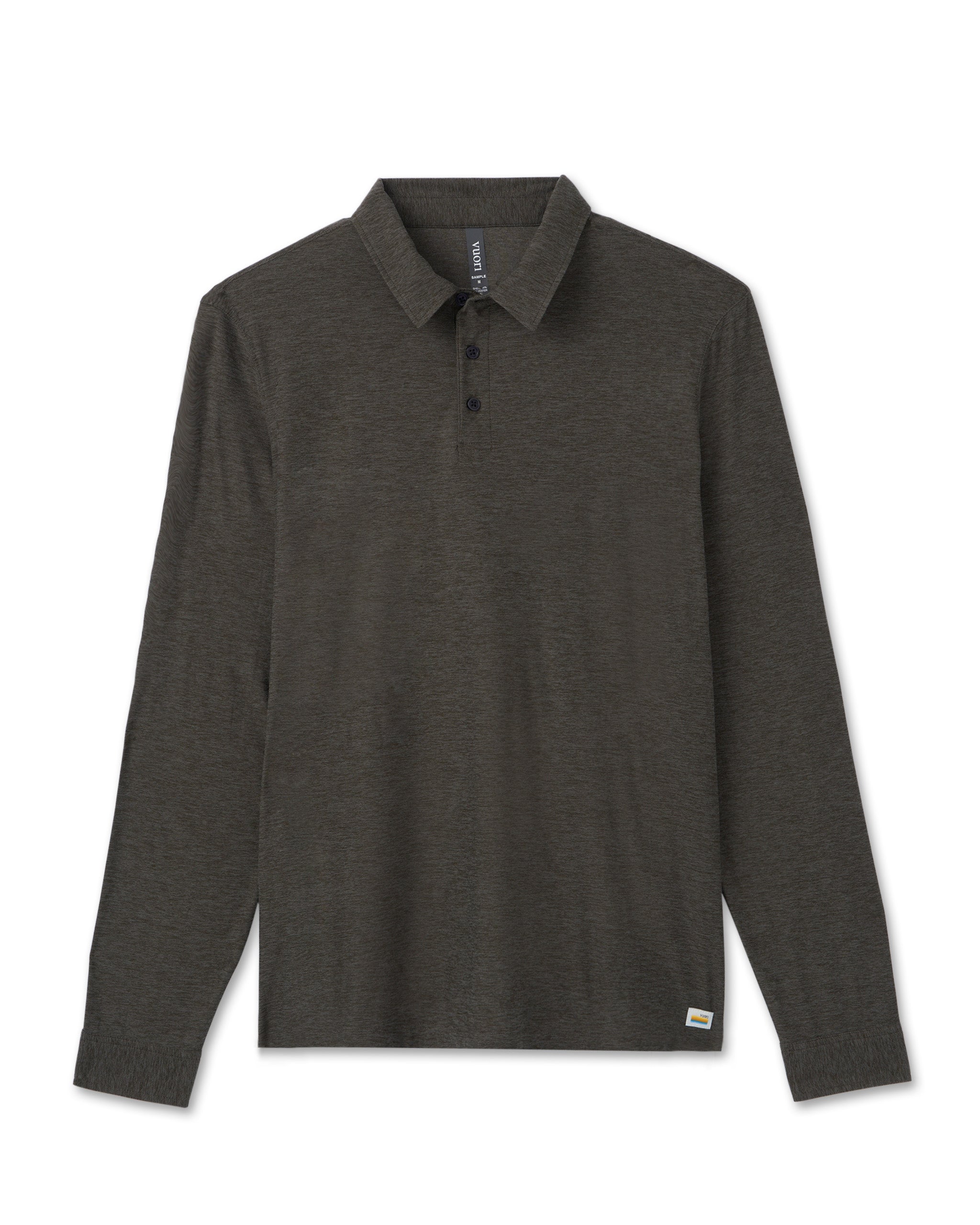 Long Sleeve Strato Tech Polo | Balsam Heather
