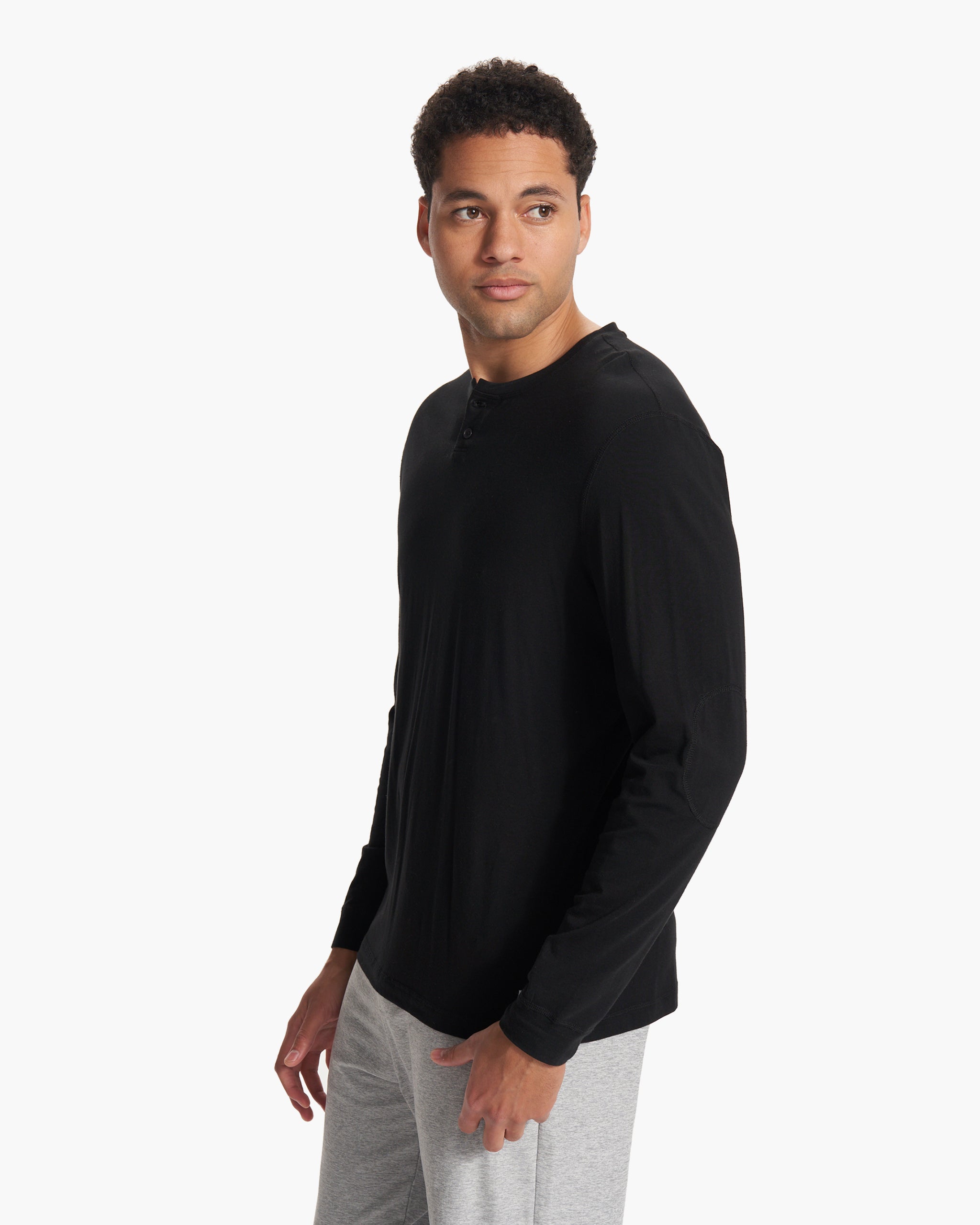 Long-Sleeve Ever Henley | Black