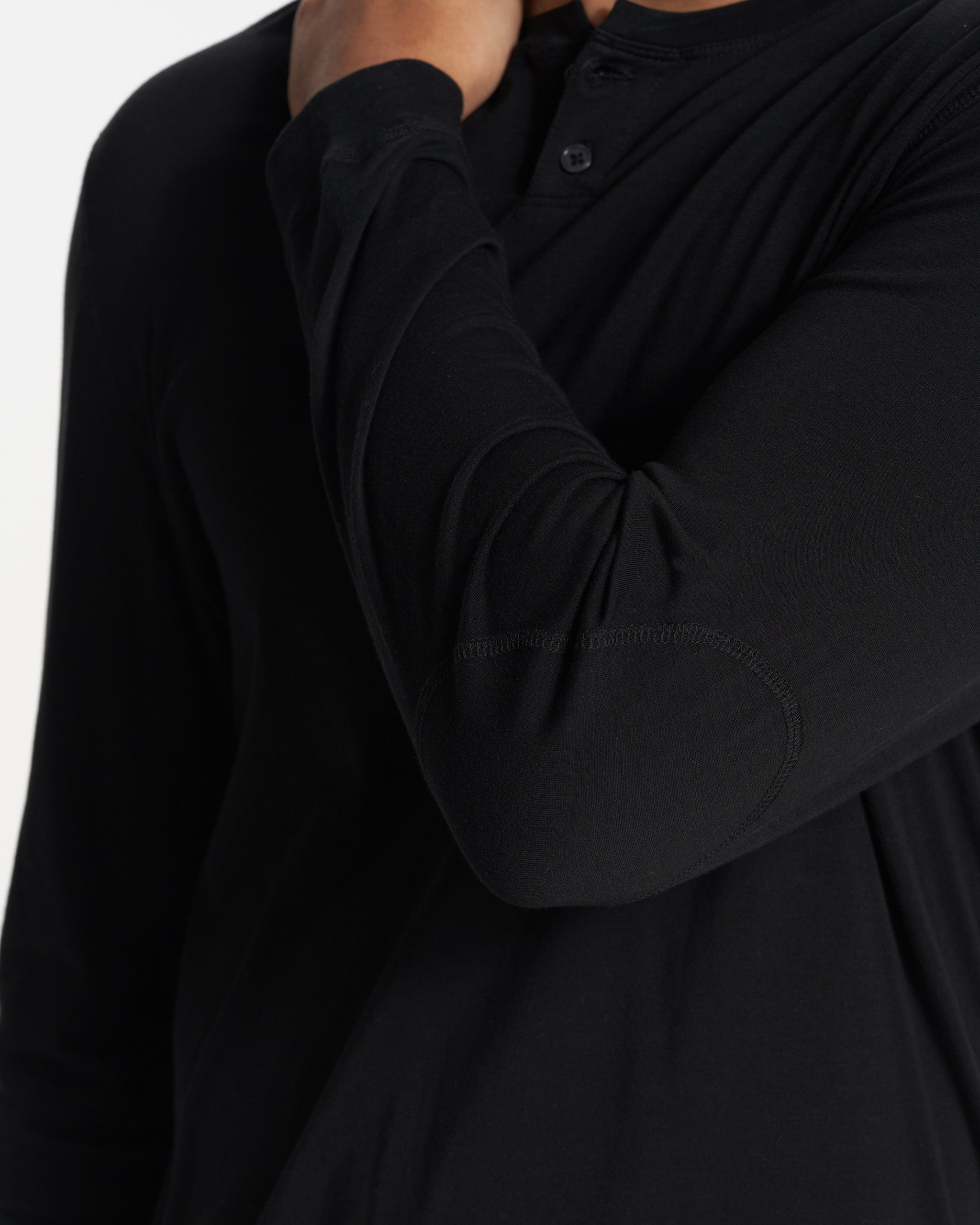 Long-Sleeve Ever Henley | Black