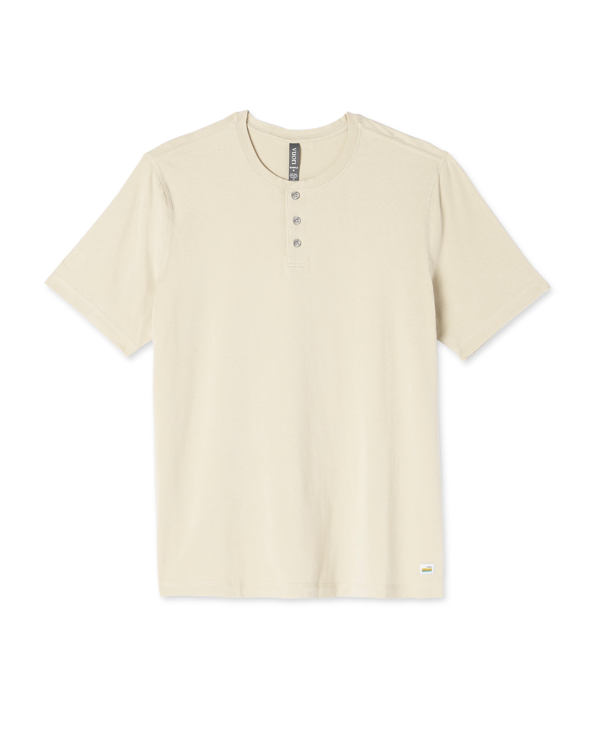Short Sleeve Tuvalu Henley | Cashew