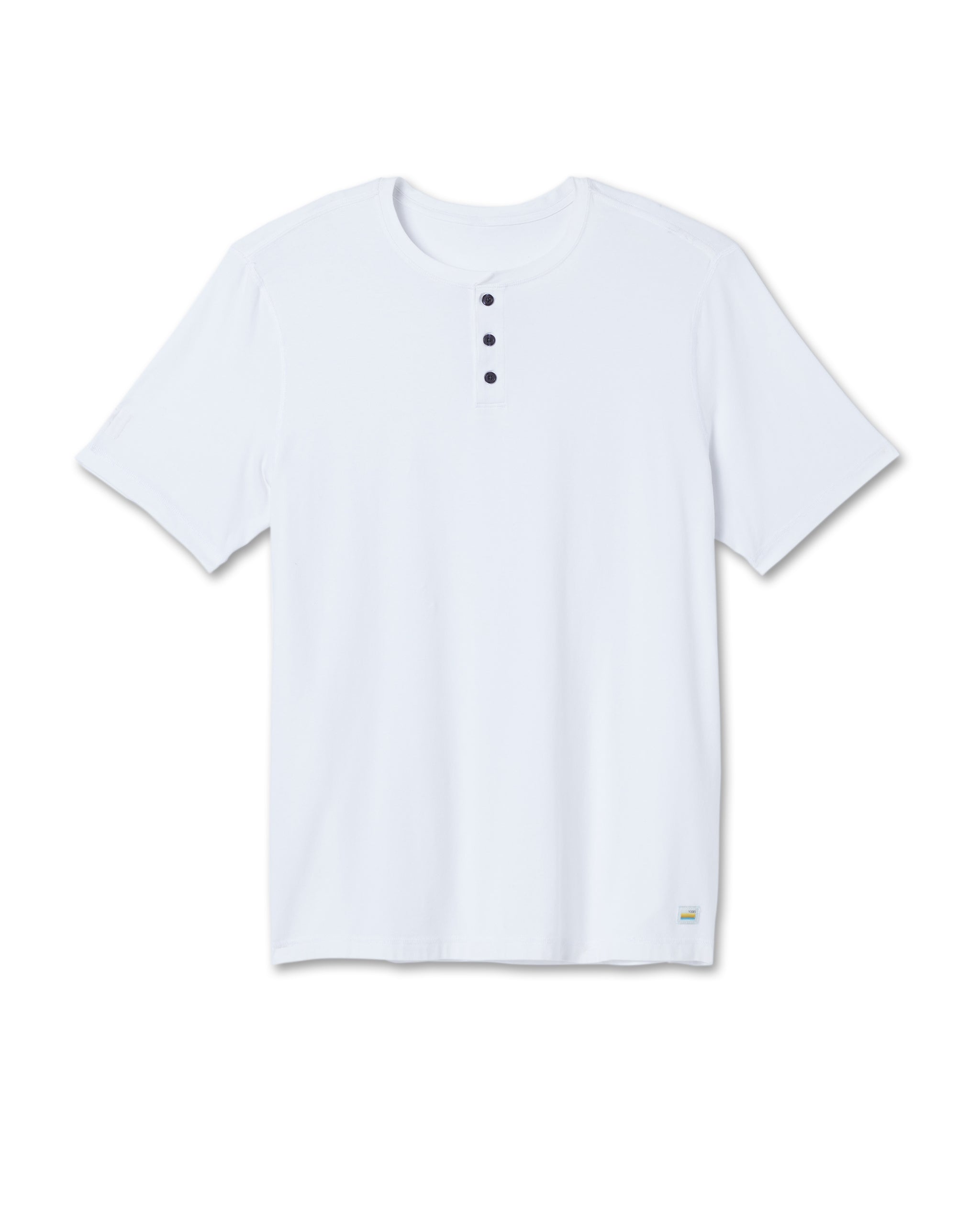 Short-Sleeve Tuvalu Henley | White