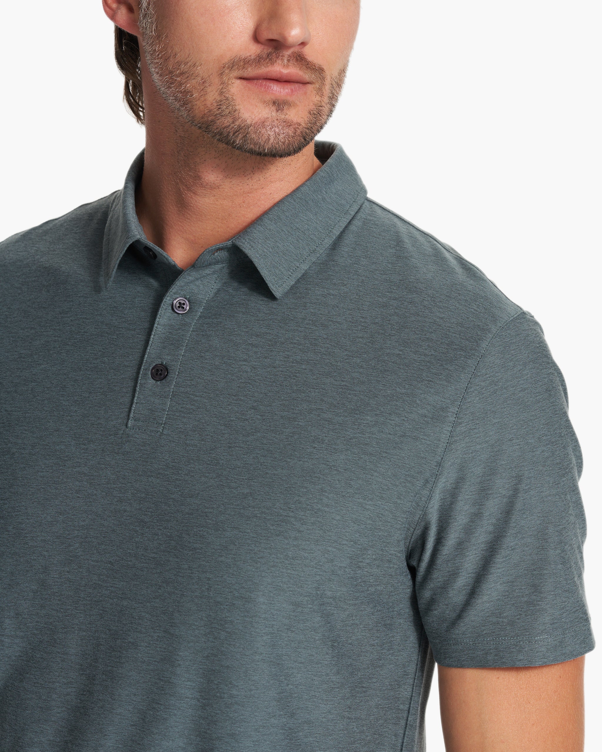 Strato Tech Polo | Lake Heather