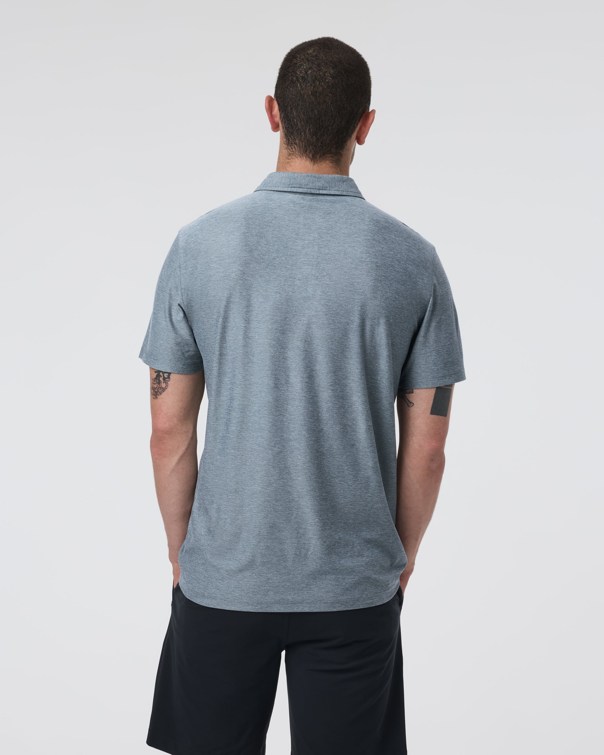 Strato Tech Polo | Mist Heather