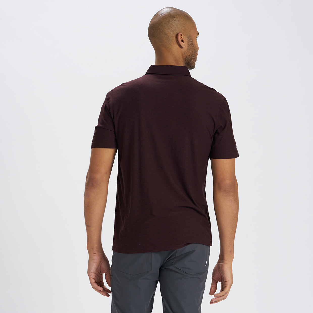 Strato Tech Polo | Oxblood Heather