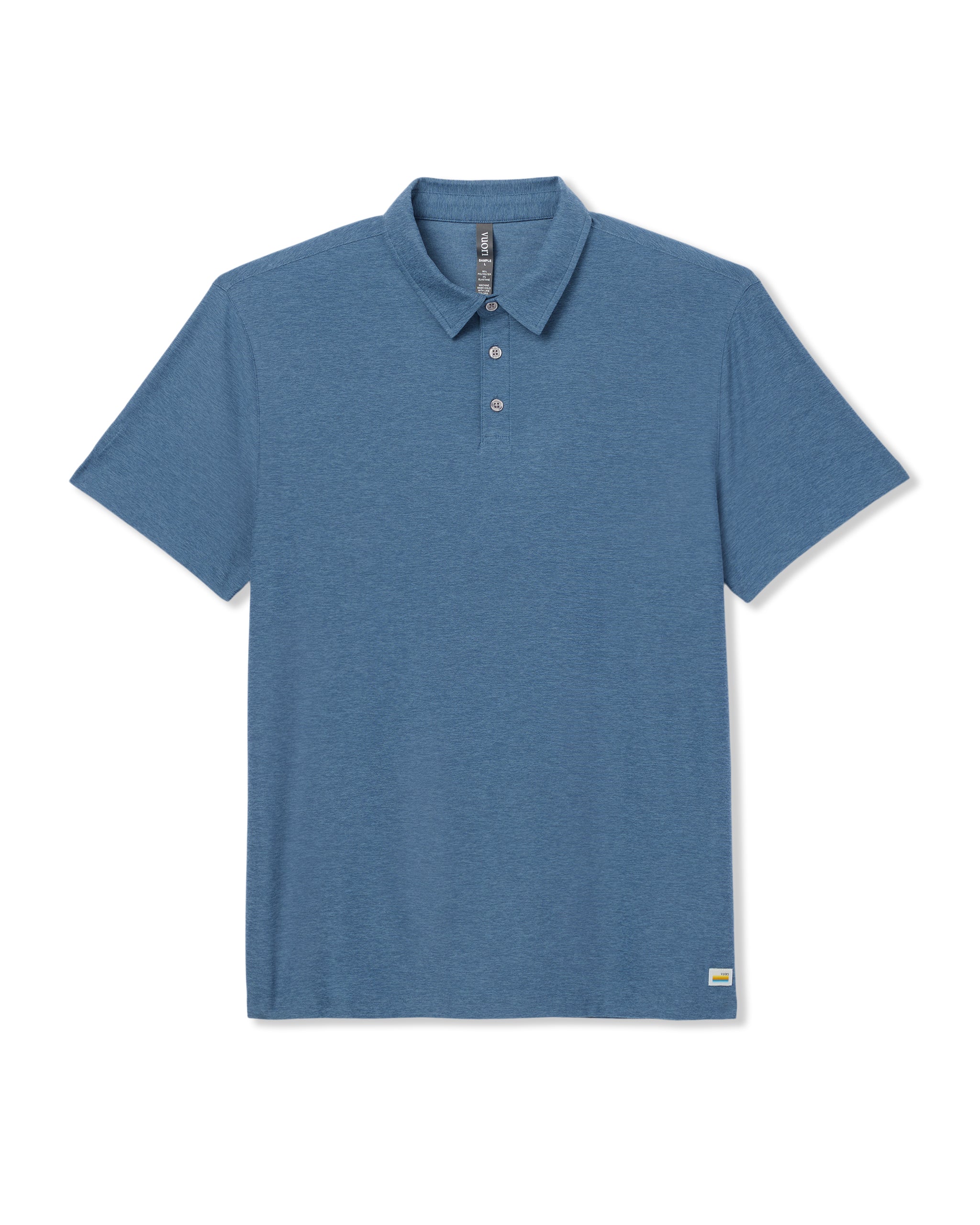 Strato Tech Polo | Pool Blue Heather