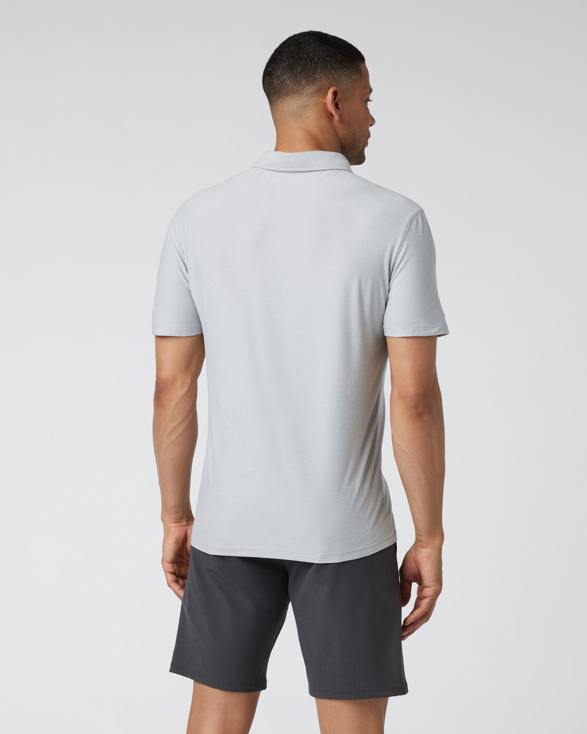 Strato Tech Polo | Platinum Heather