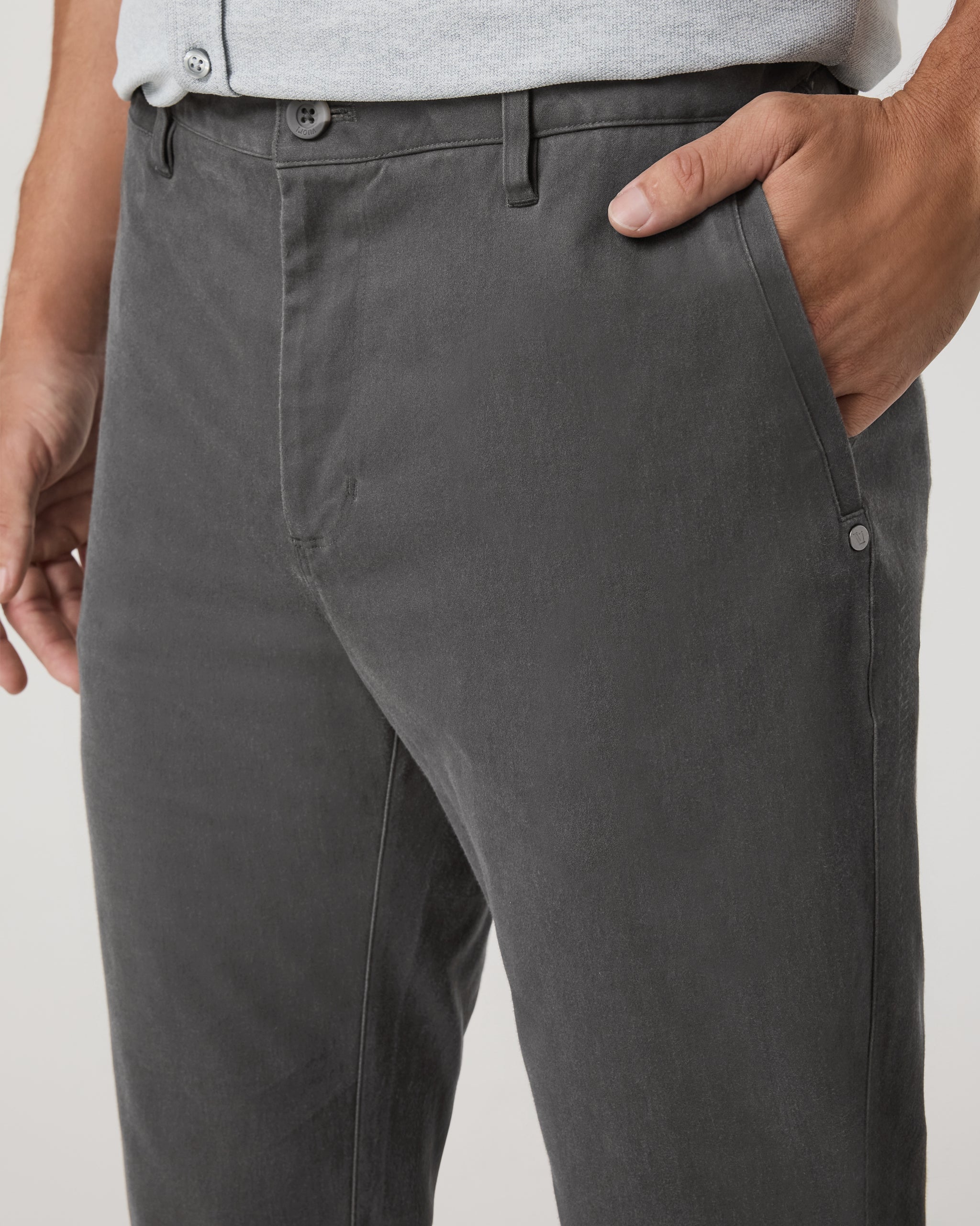 Fletcher Chino Pant Classic Fit 32" | Dark Pewter