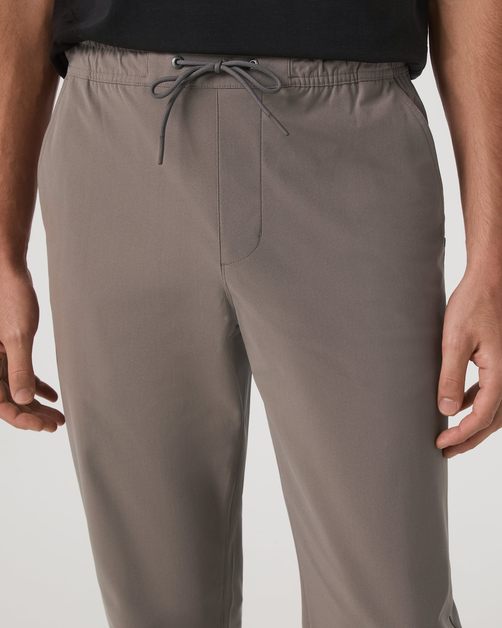 Meta Elastic Waist Pant Classic Fit 32" | Smokey Taupe