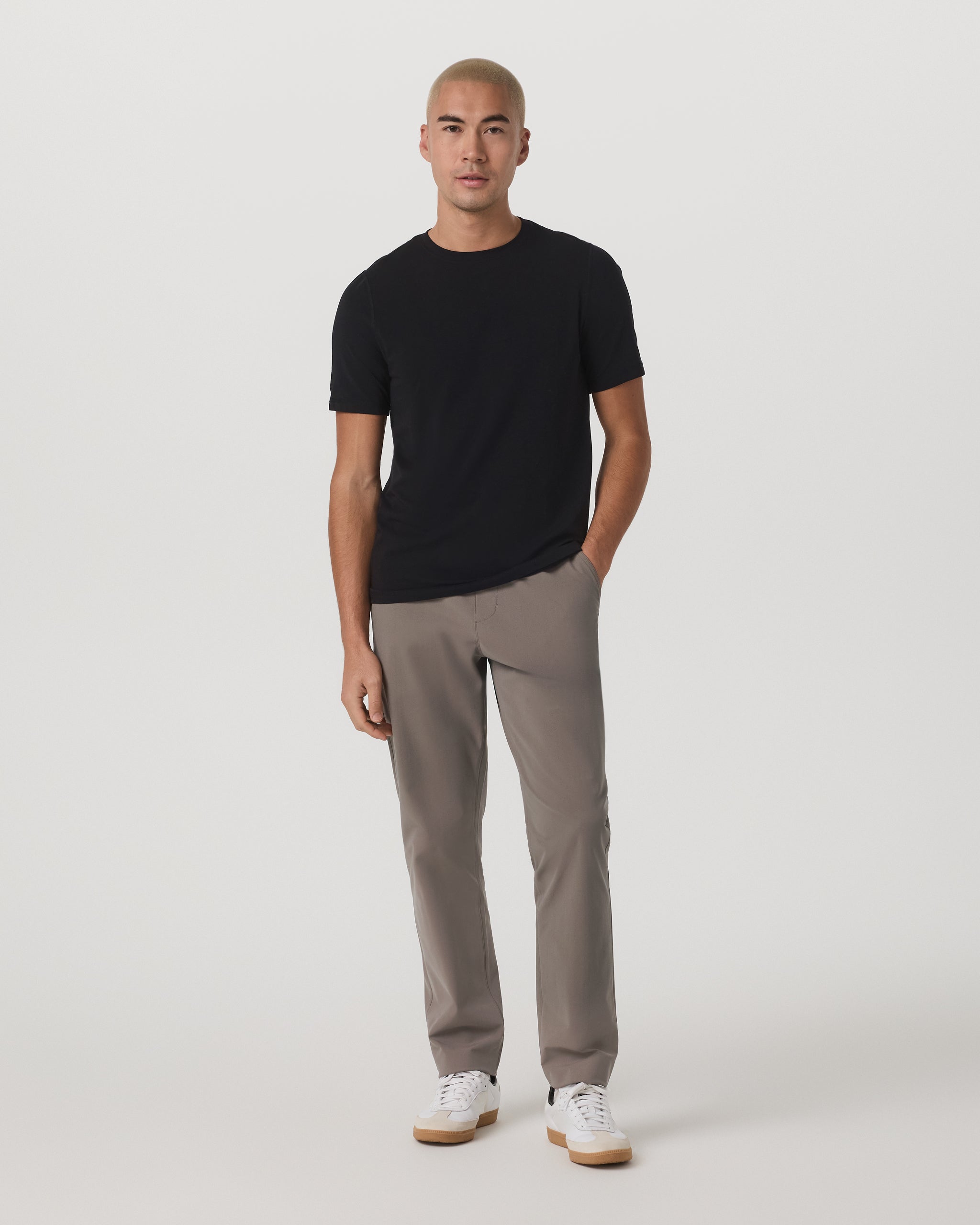 Meta Elastic Waist Pant Classic Fit 32" | Smokey Taupe