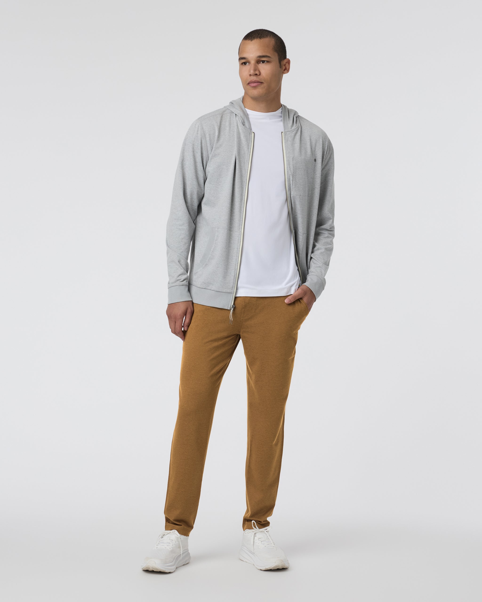 Ponto Performance Pant 30" | Caramel Heather