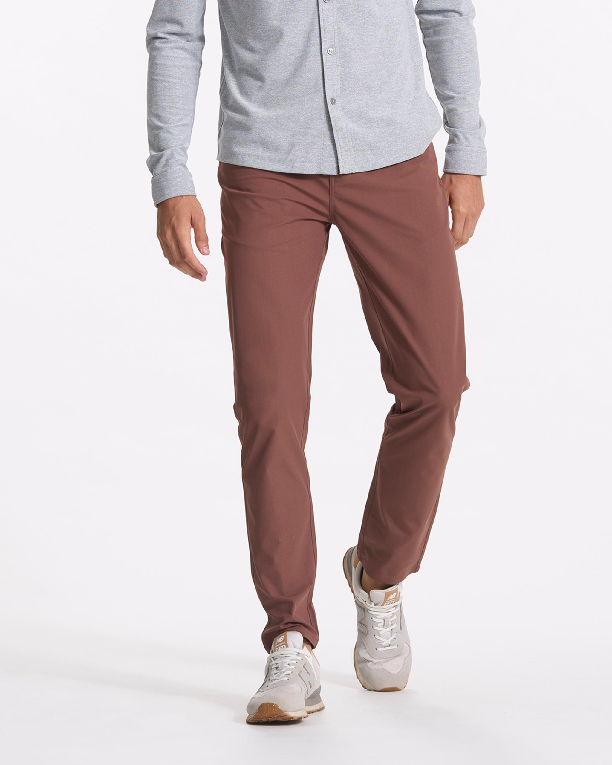 Meta Pant Athletic Slim Fit 30 | Hazelnut