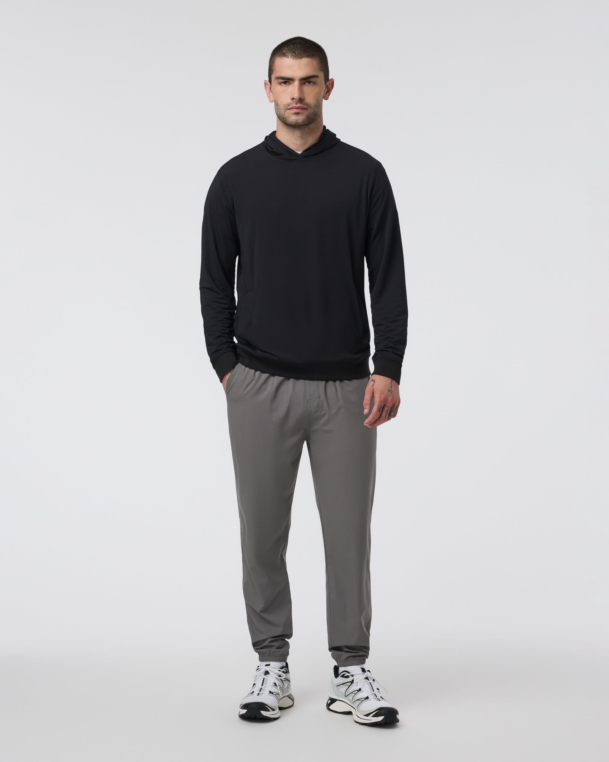Kore Jogger Lined 28" | Warm Grey