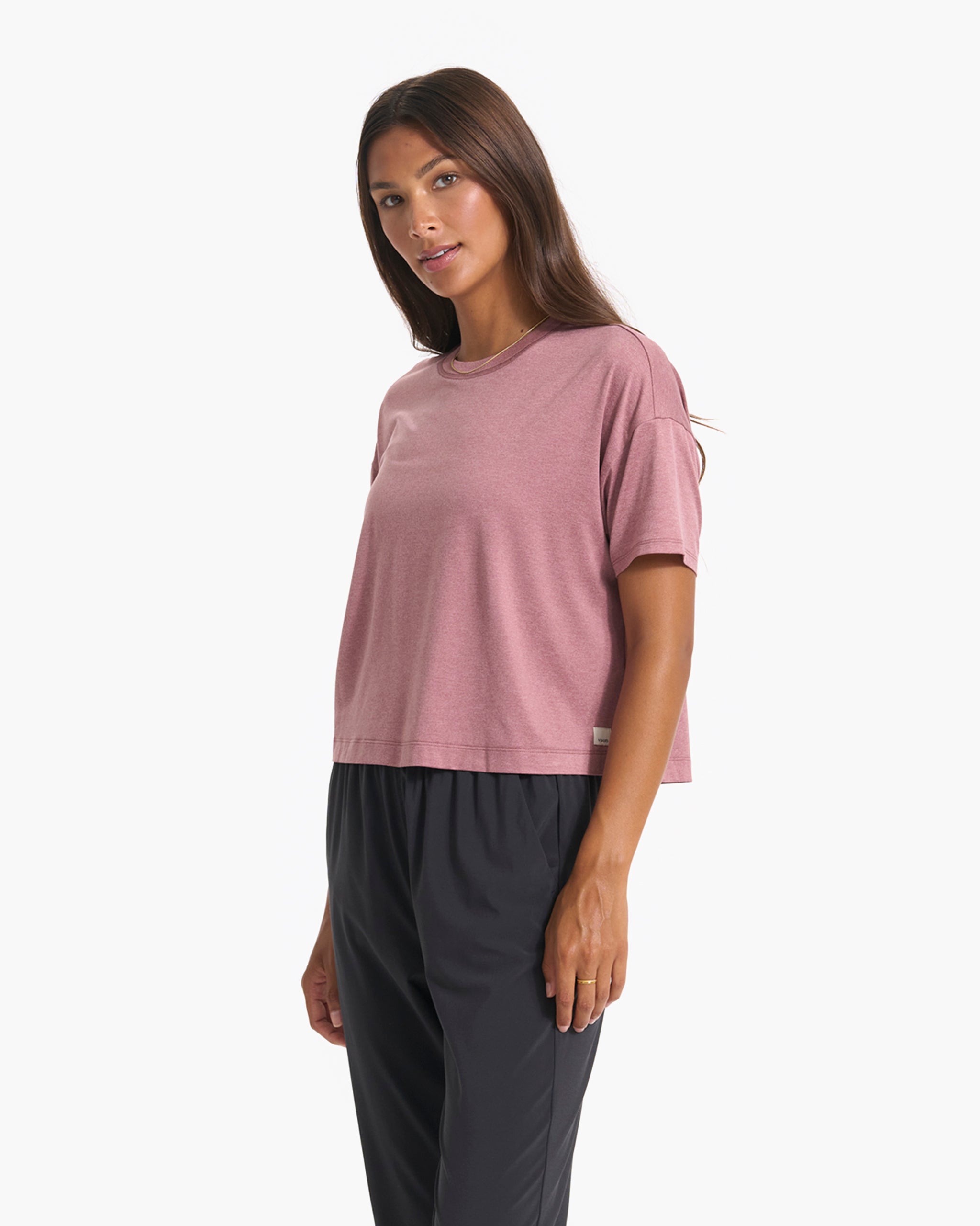 Energy Tee | Marsala Heather
