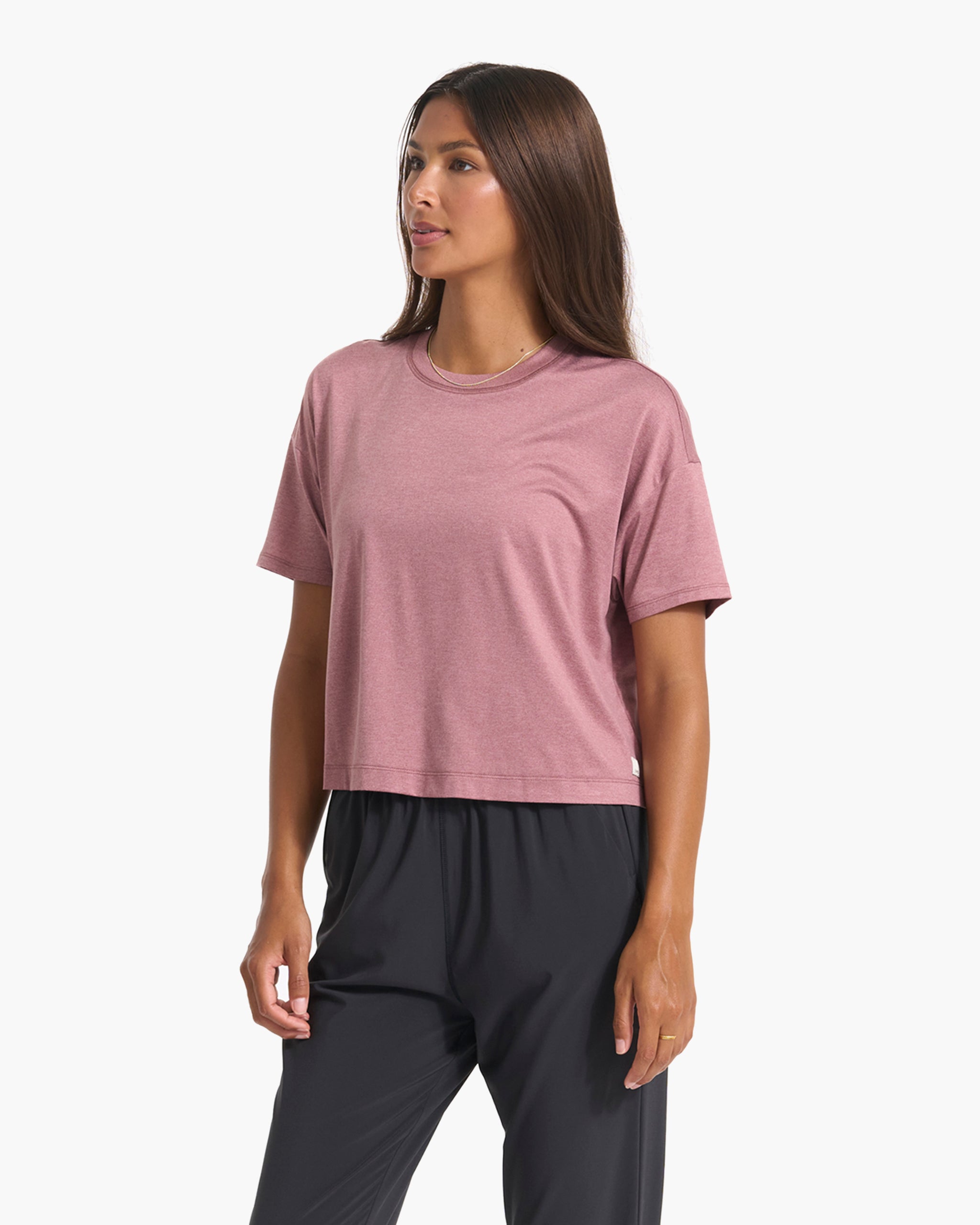 Energy Tee | Marsala Heather