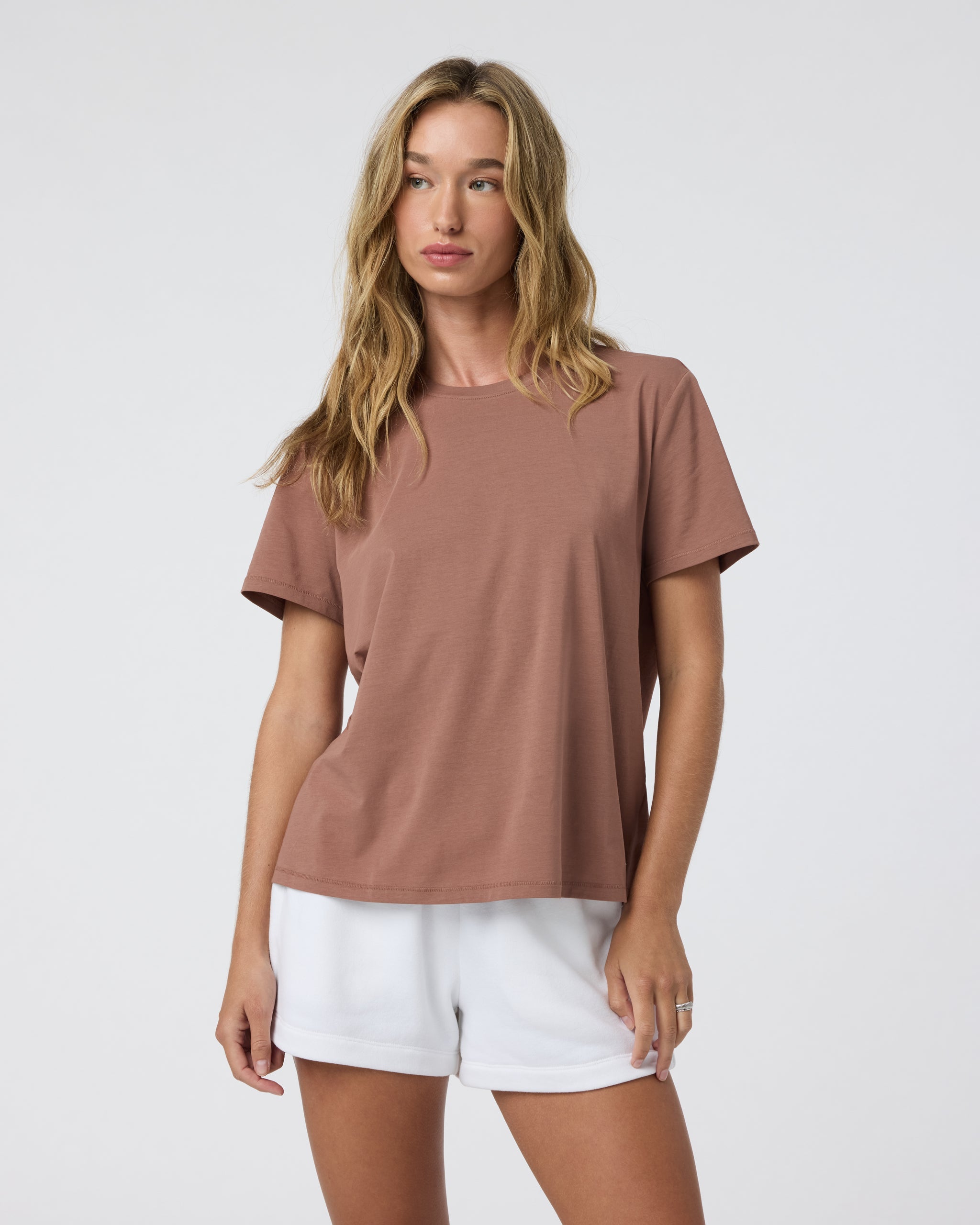 Feather Tee | Sedona Brown