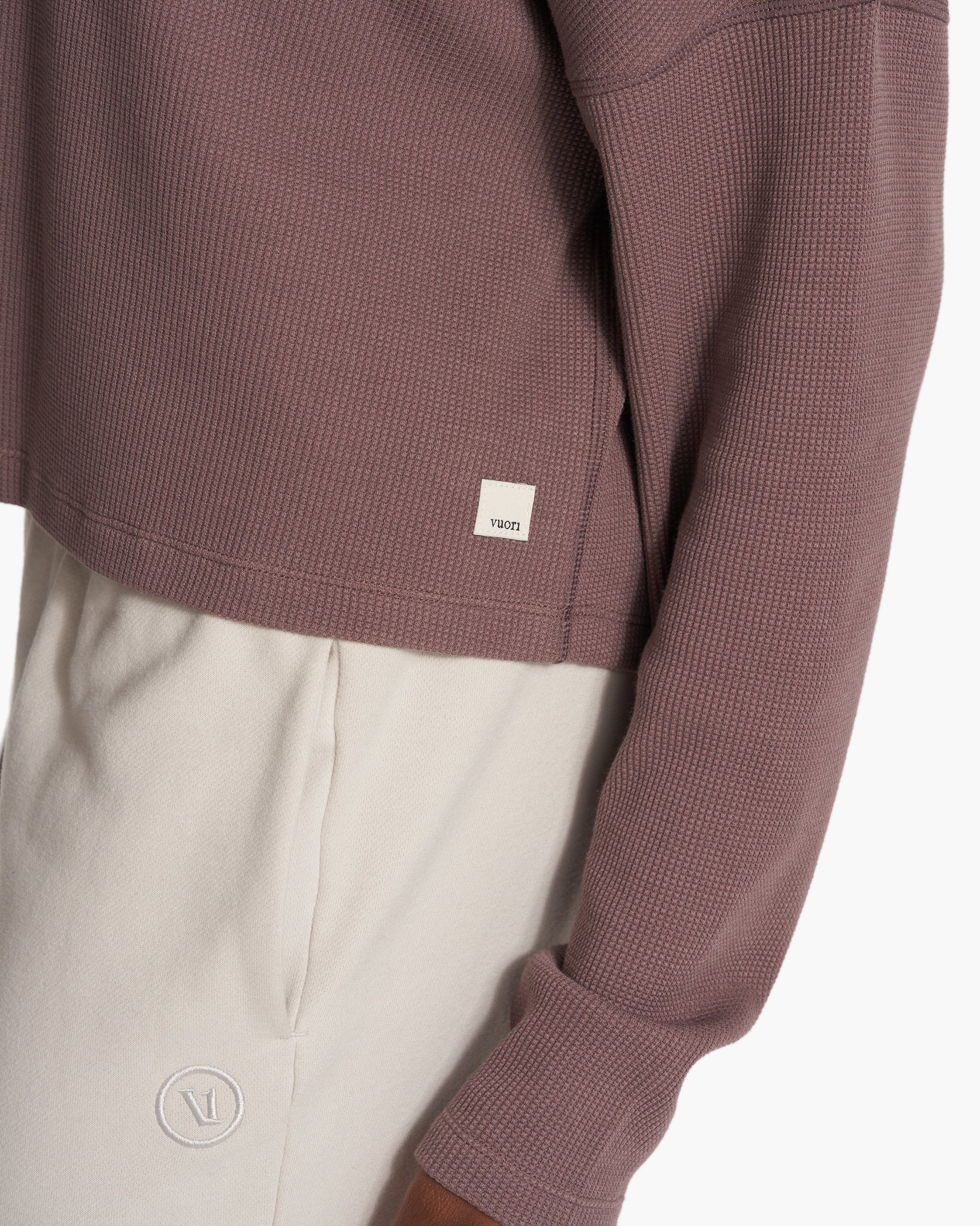 Slouchy Waffle Crew | Hazel