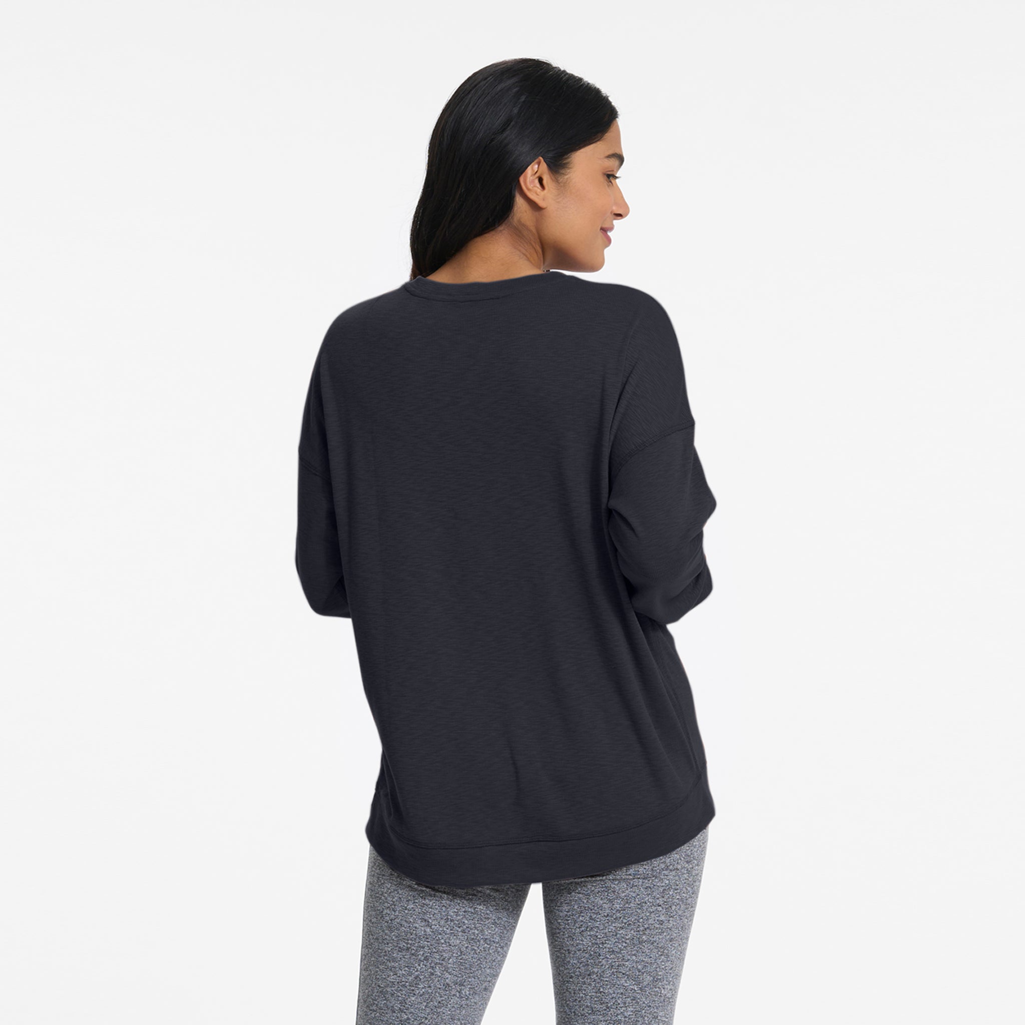 Long-Sleeve Sunrise Crew | Black