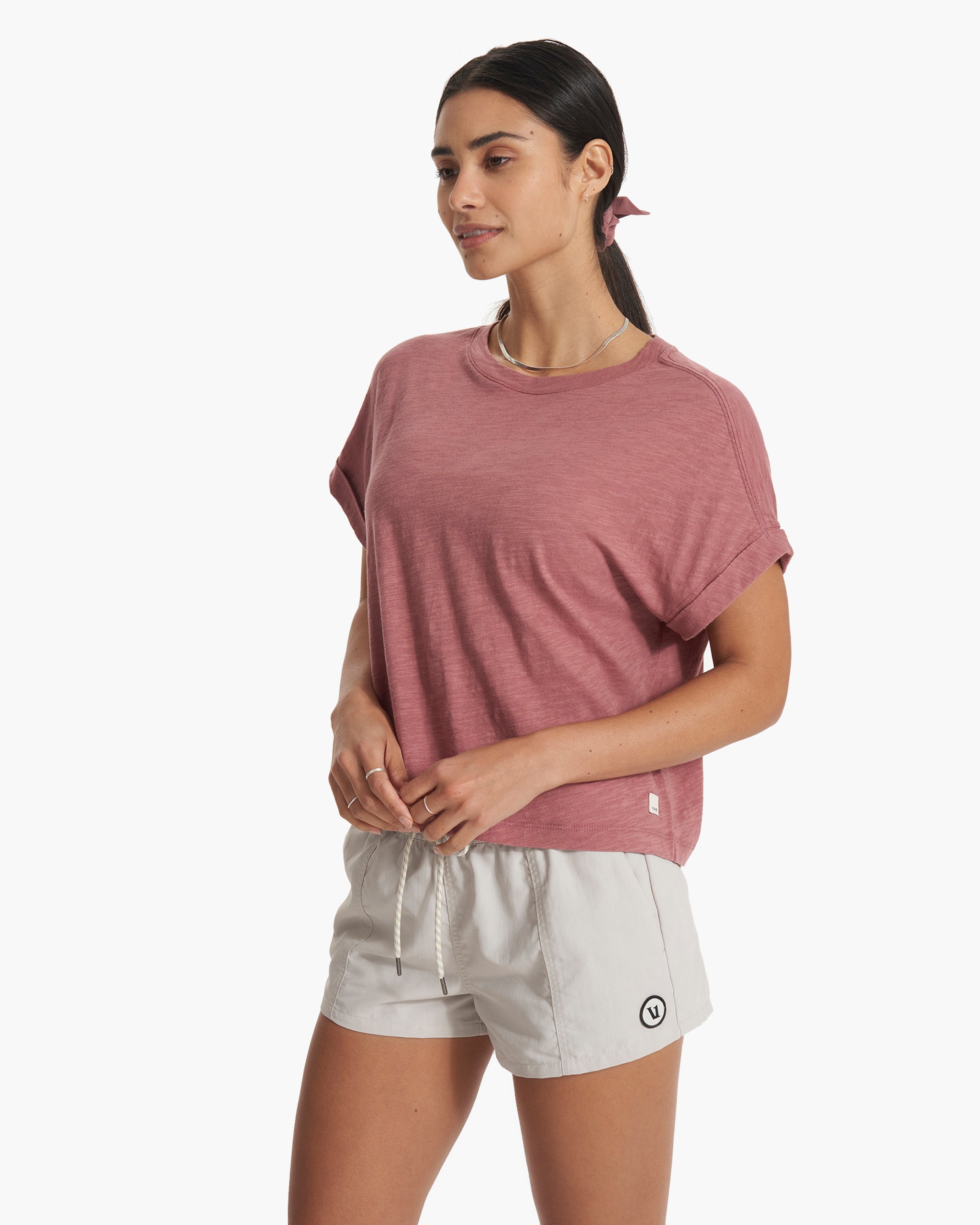 Sunset Easy Tee | Marsala
