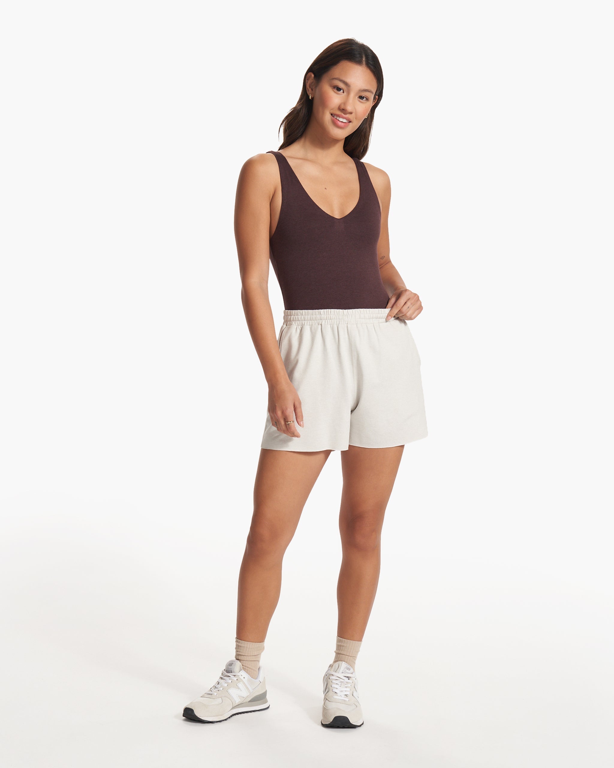 Halo Bodysuit | Mahogany Heather