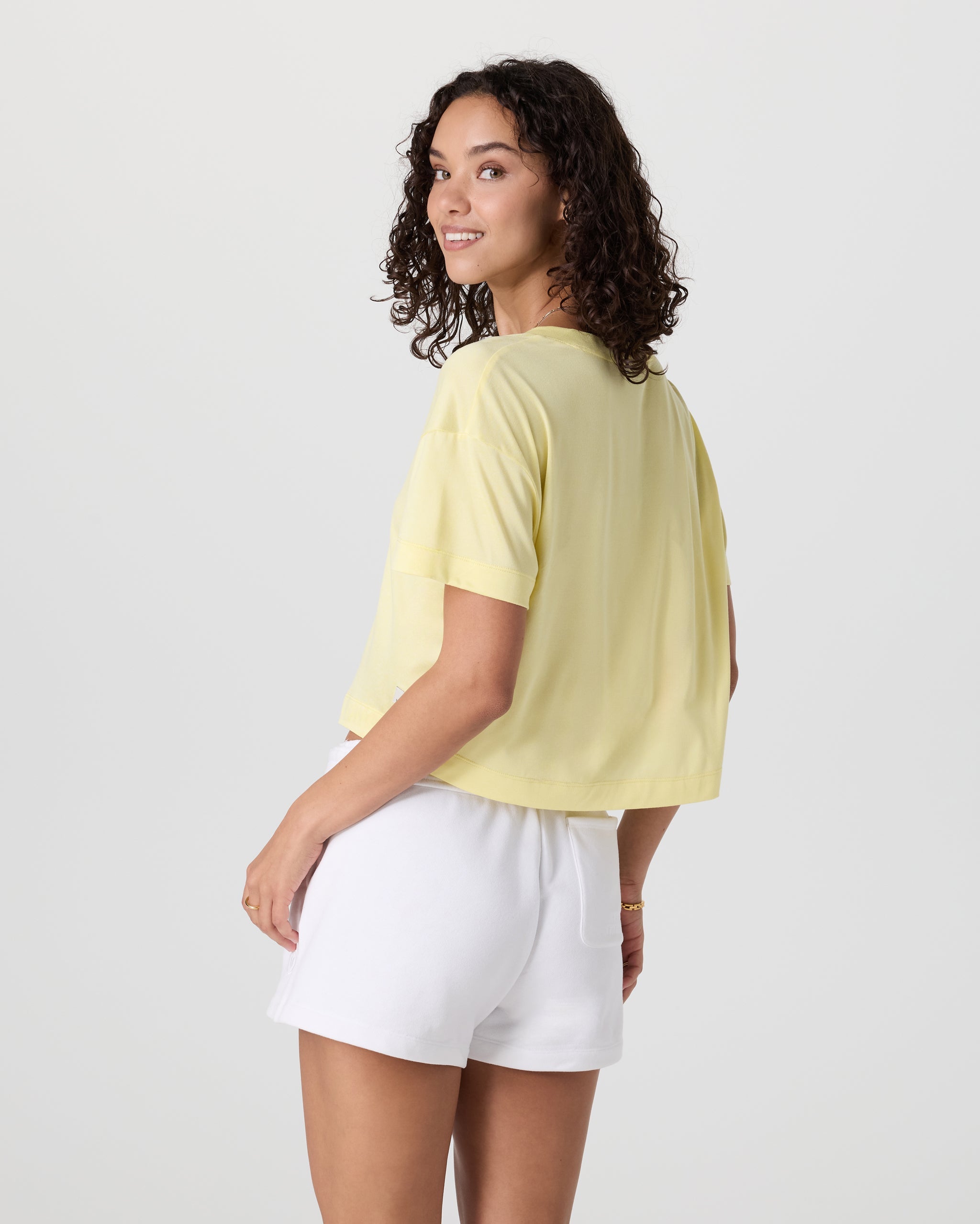 Short Sleeve Energy V-Neck Tee | Sunlight Heather