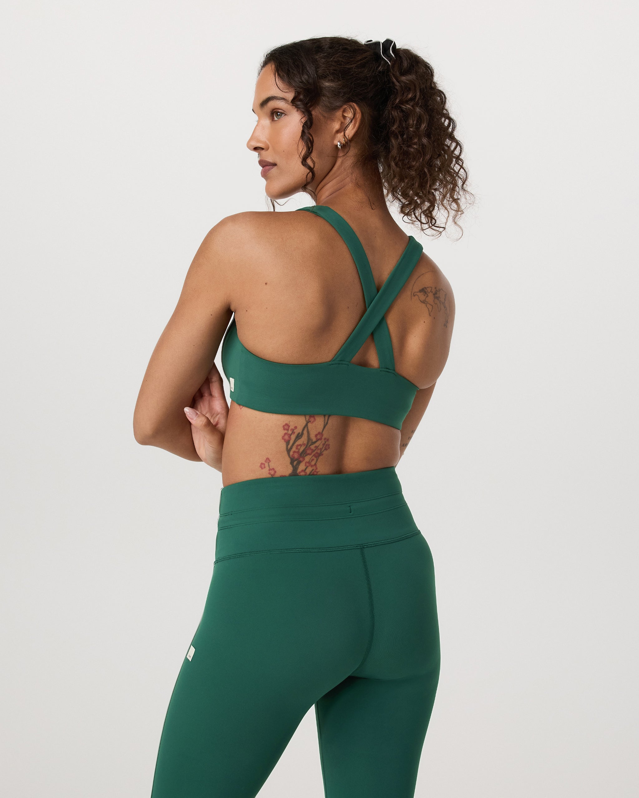 Daily Piped Bra | Viridian