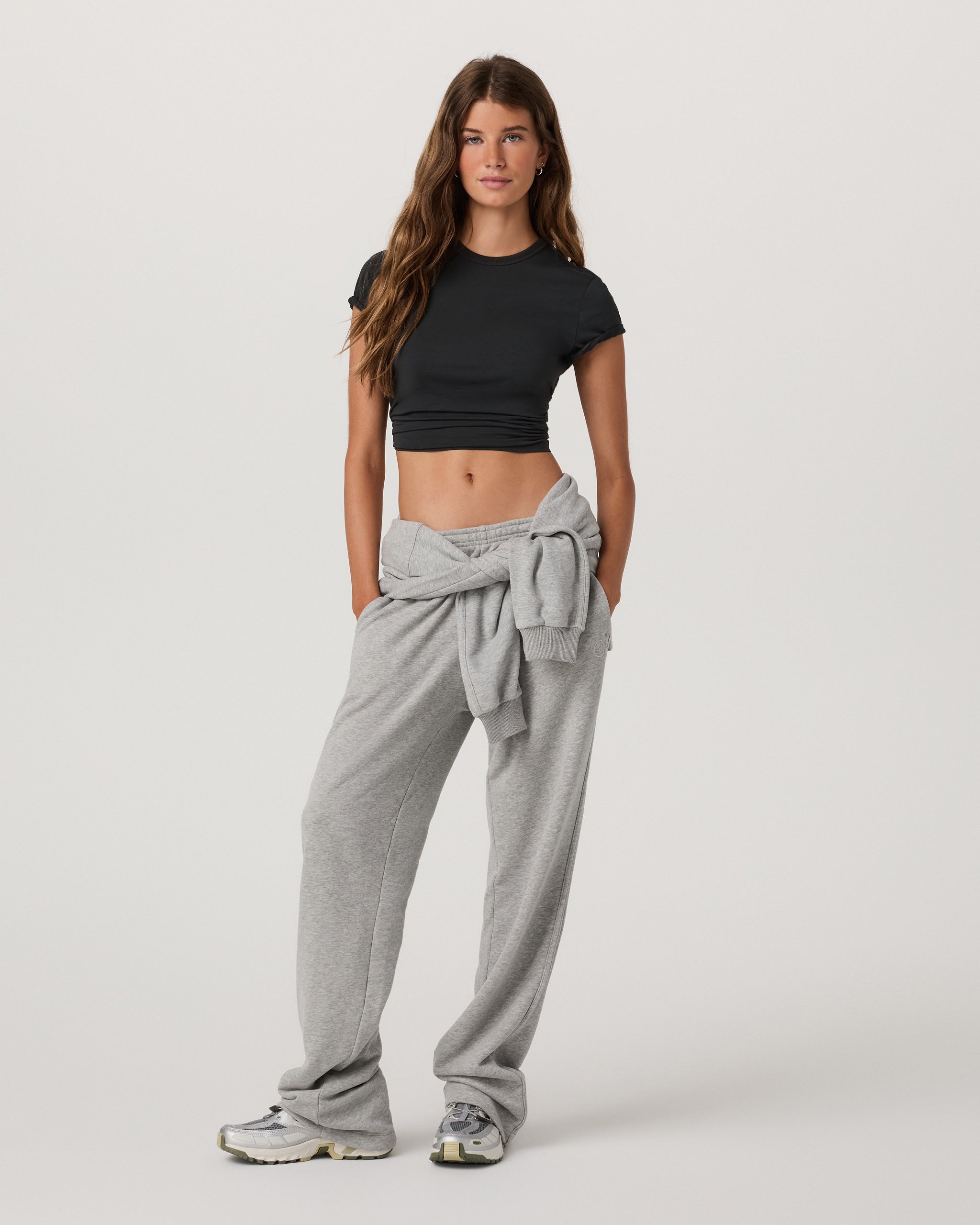 Short Sleeve Feather Classic Tee | Washed Black