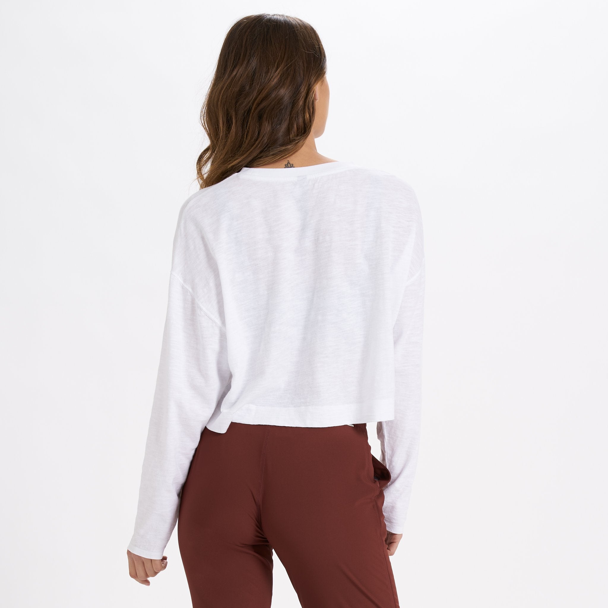 Long-Sleeve Sundown Tee | White