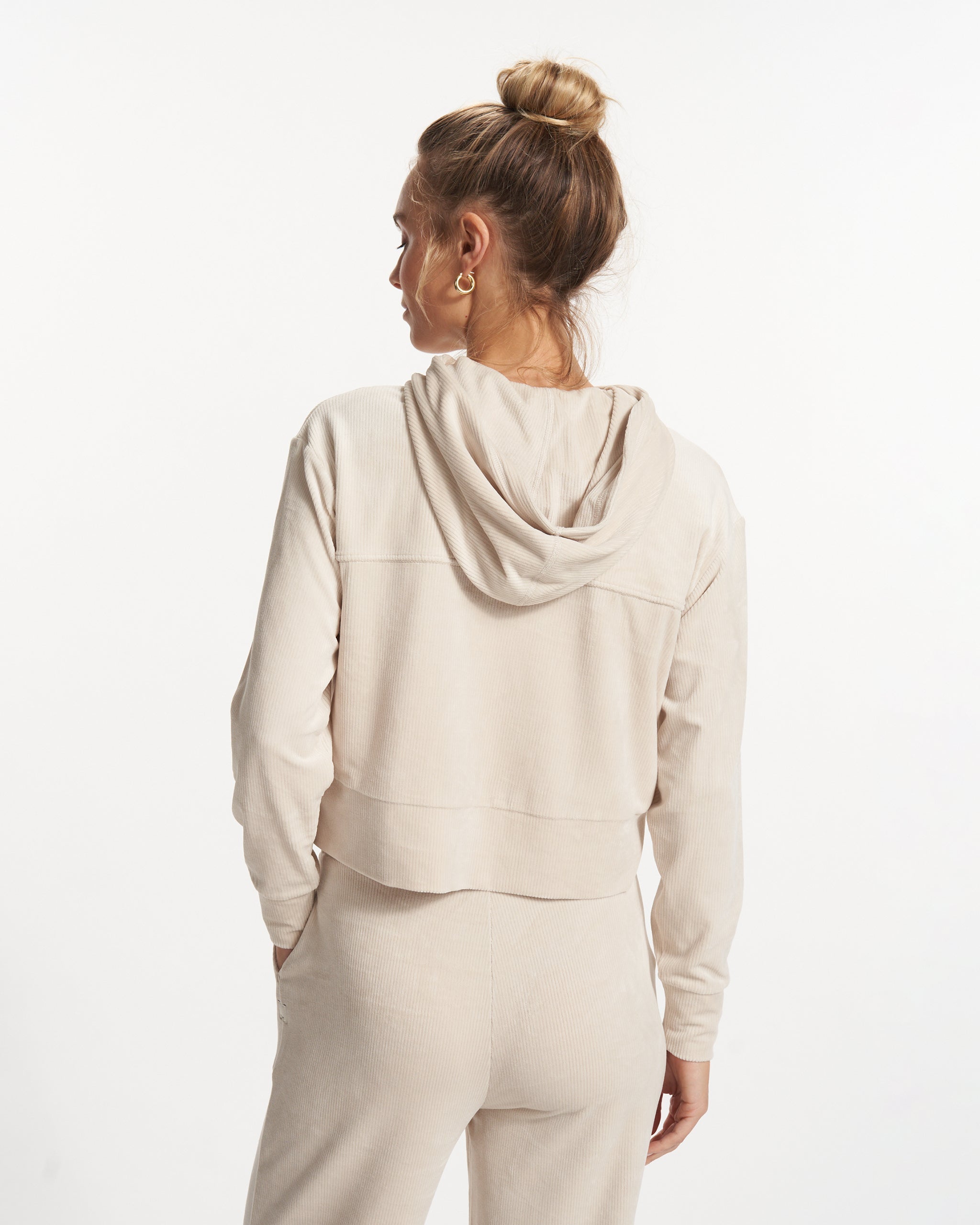 Haven Half Zip Hoodie | Suede