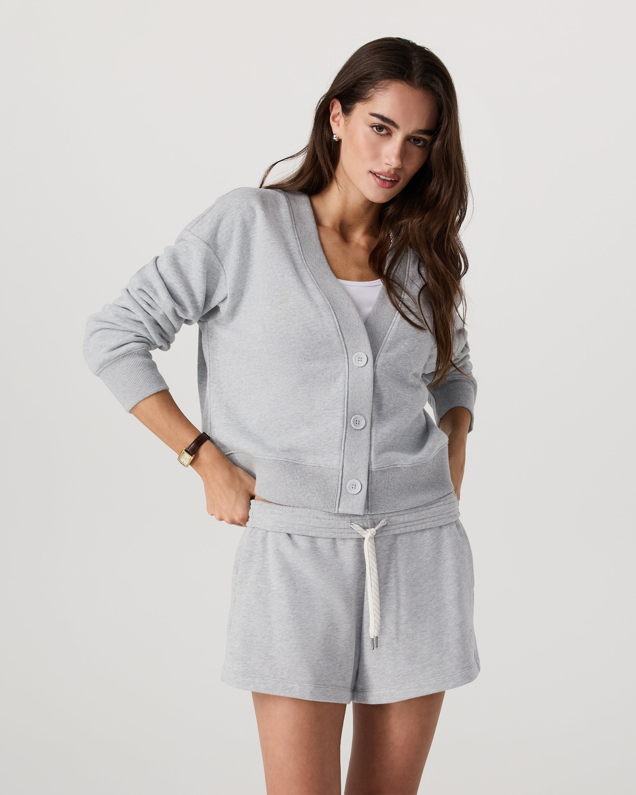 Sedona Cardigan | Light Heather Grey