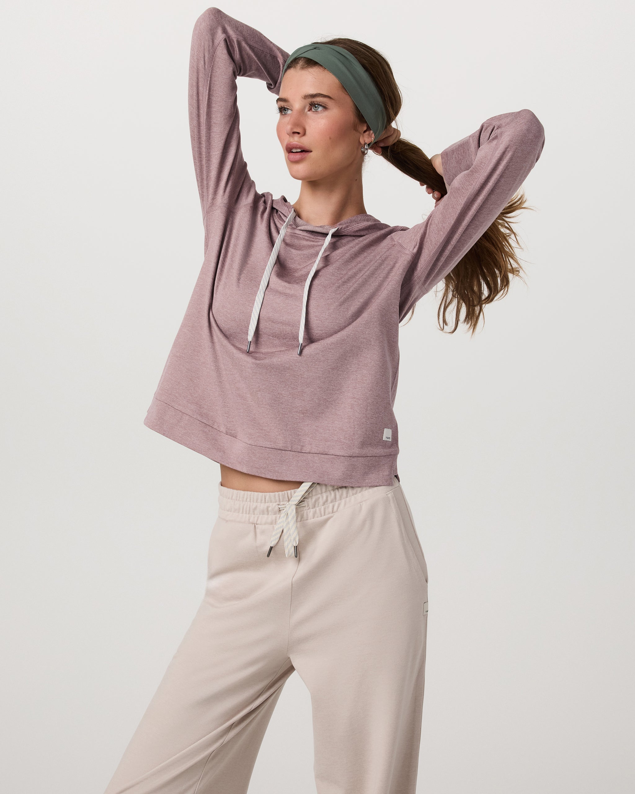 Halo Essential Hoodie | Zion Rose Heather