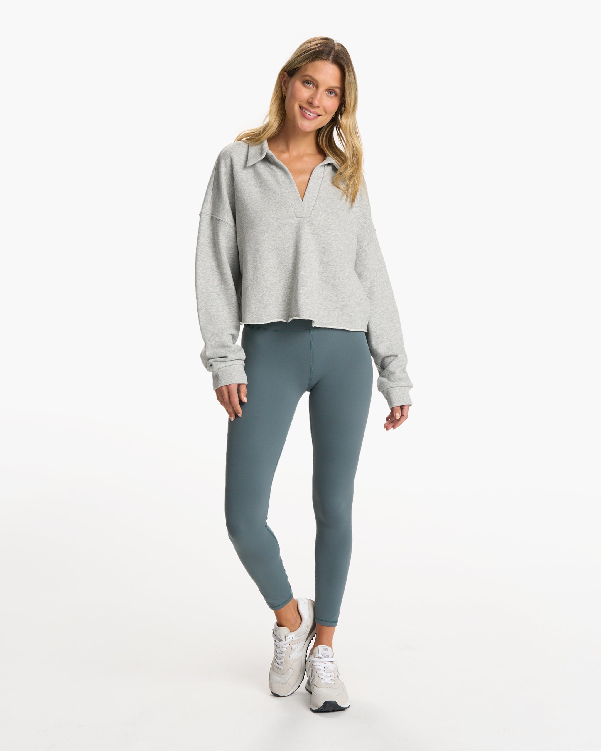Sedona Polo | Light Heather Grey