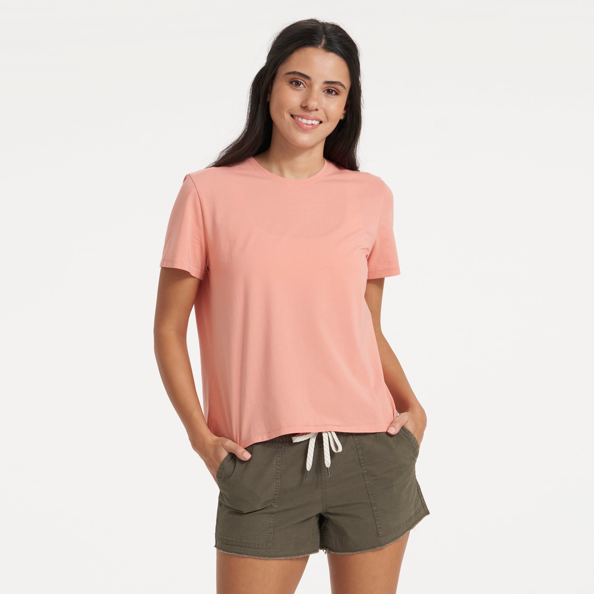 Feather Tee | Light Cinnamon