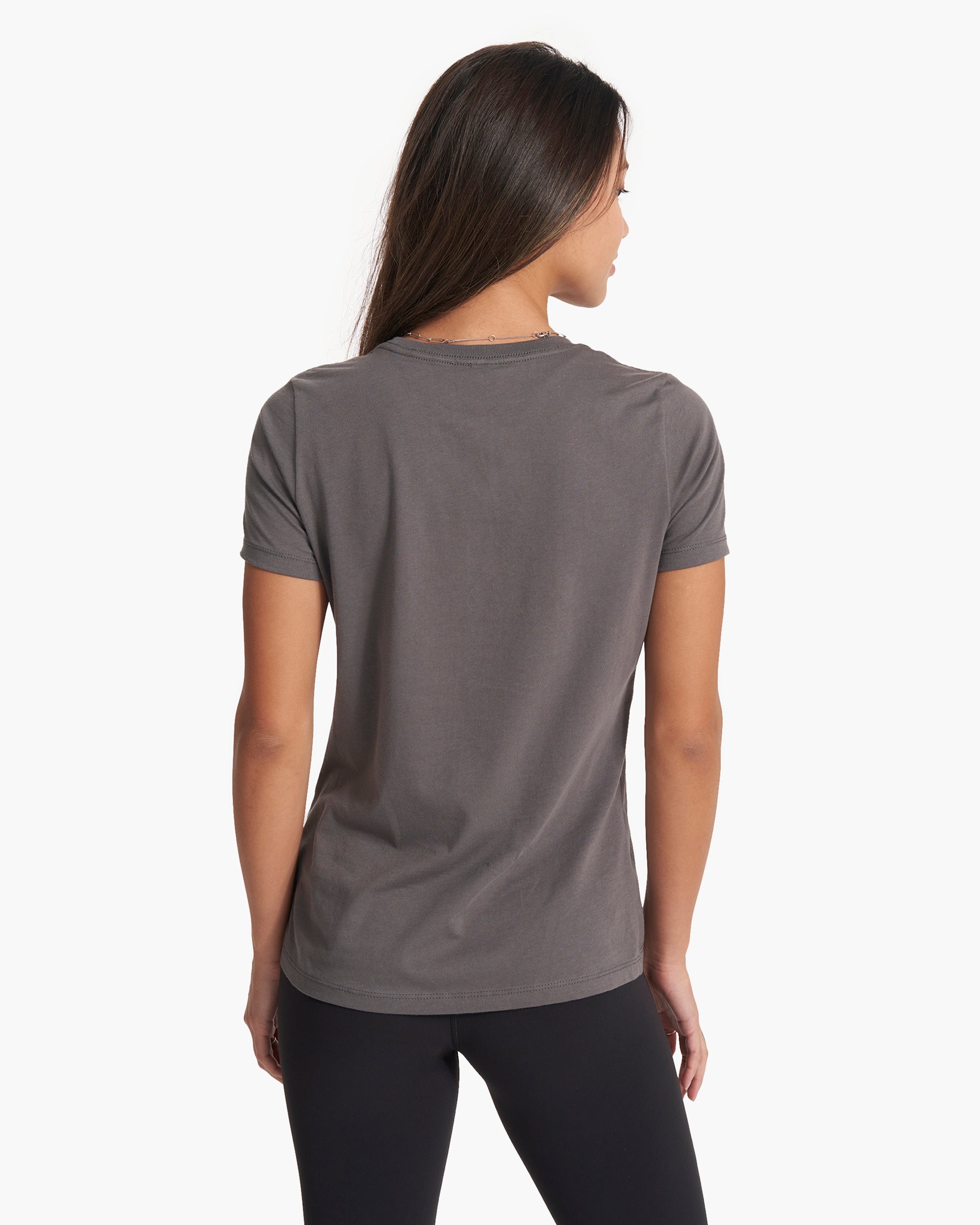 Script Tee | Charcoal