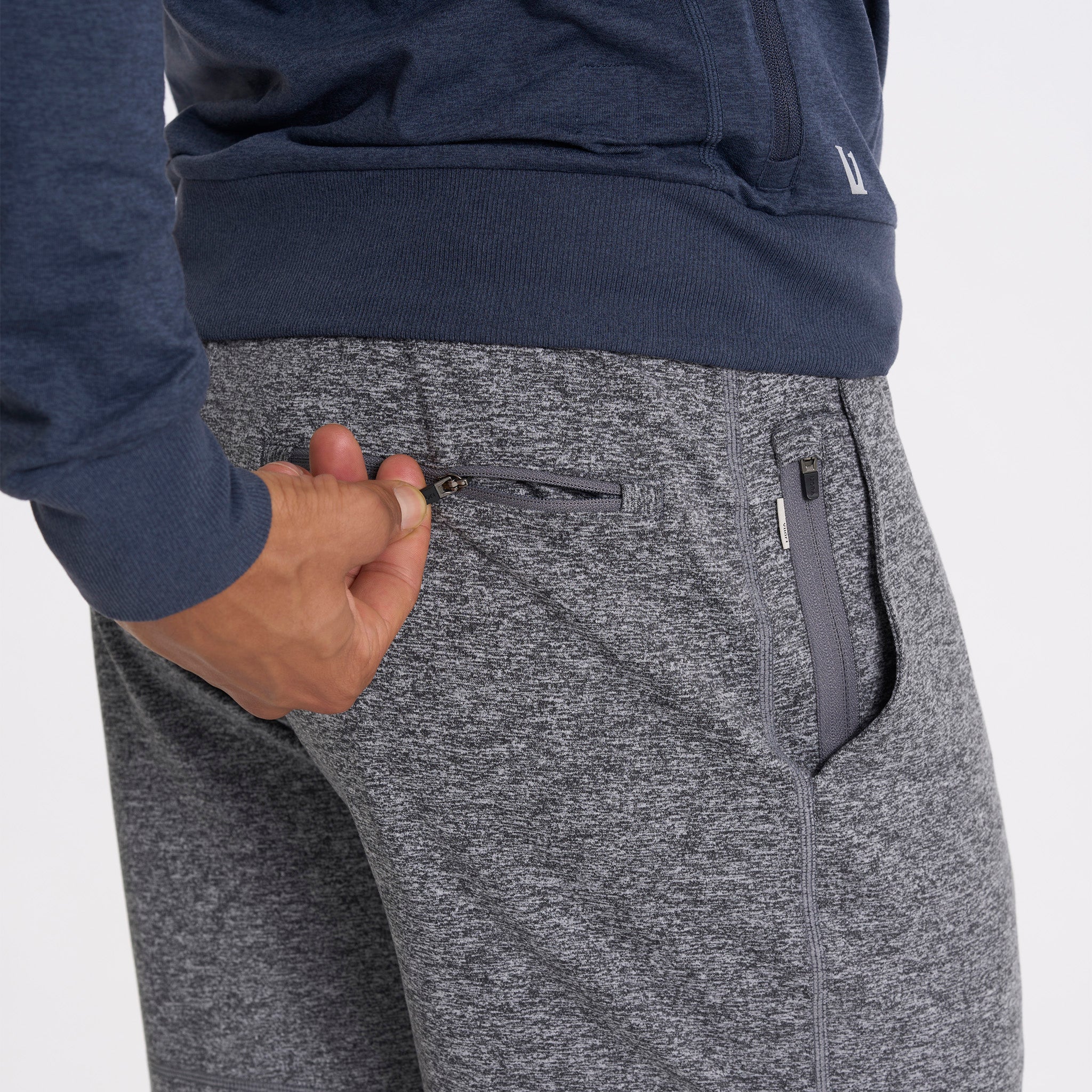 Ponto Performance Short 5" | Heather Grey