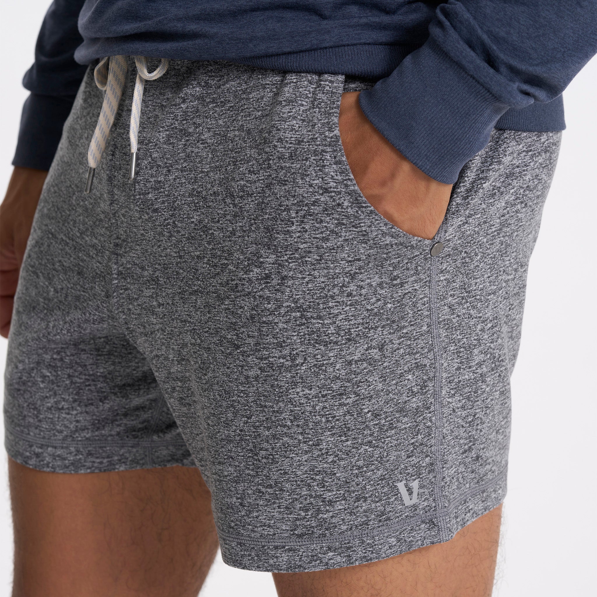 Ponto Performance Short 5" | Heather Grey