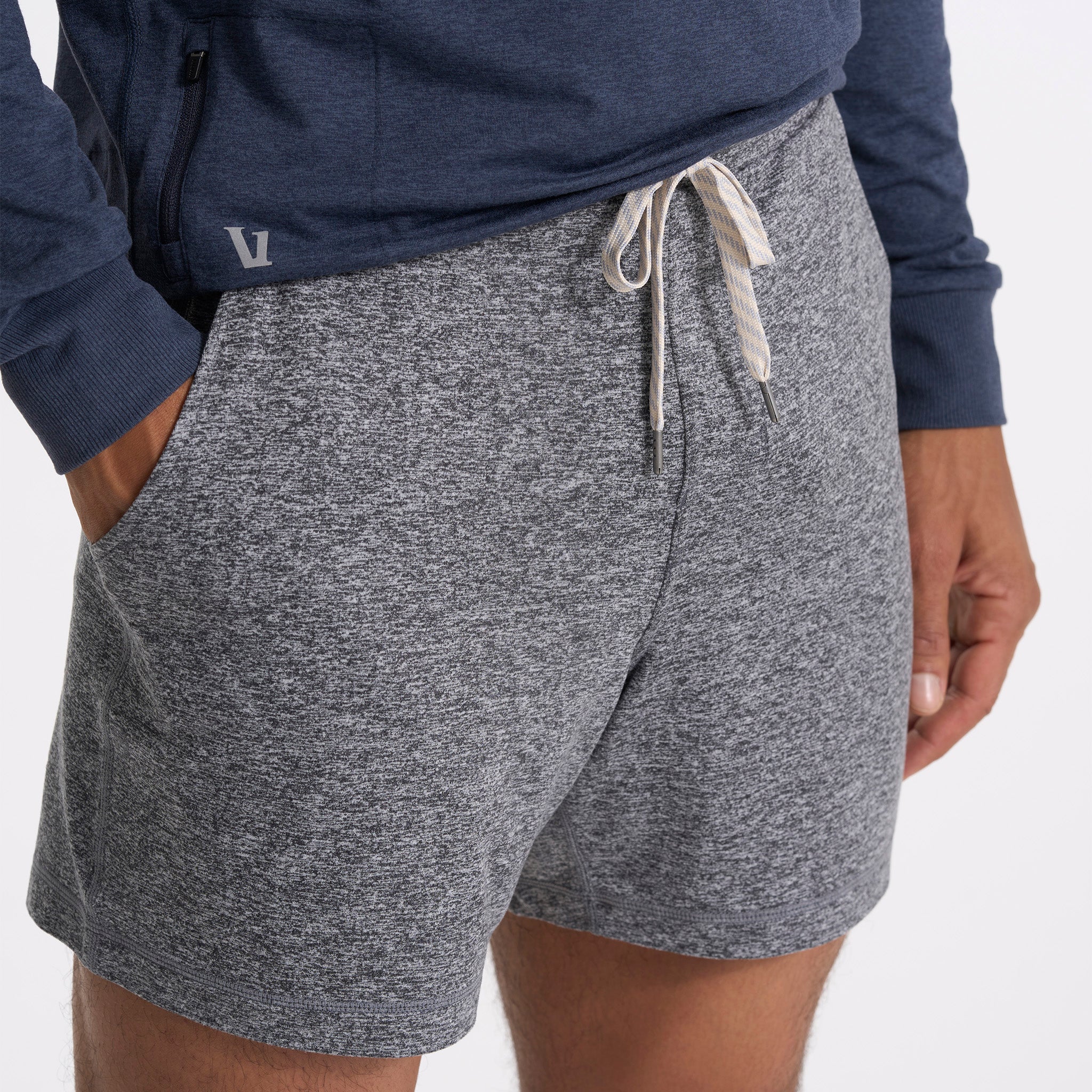 Ponto Performance Short 5" | Heather Grey