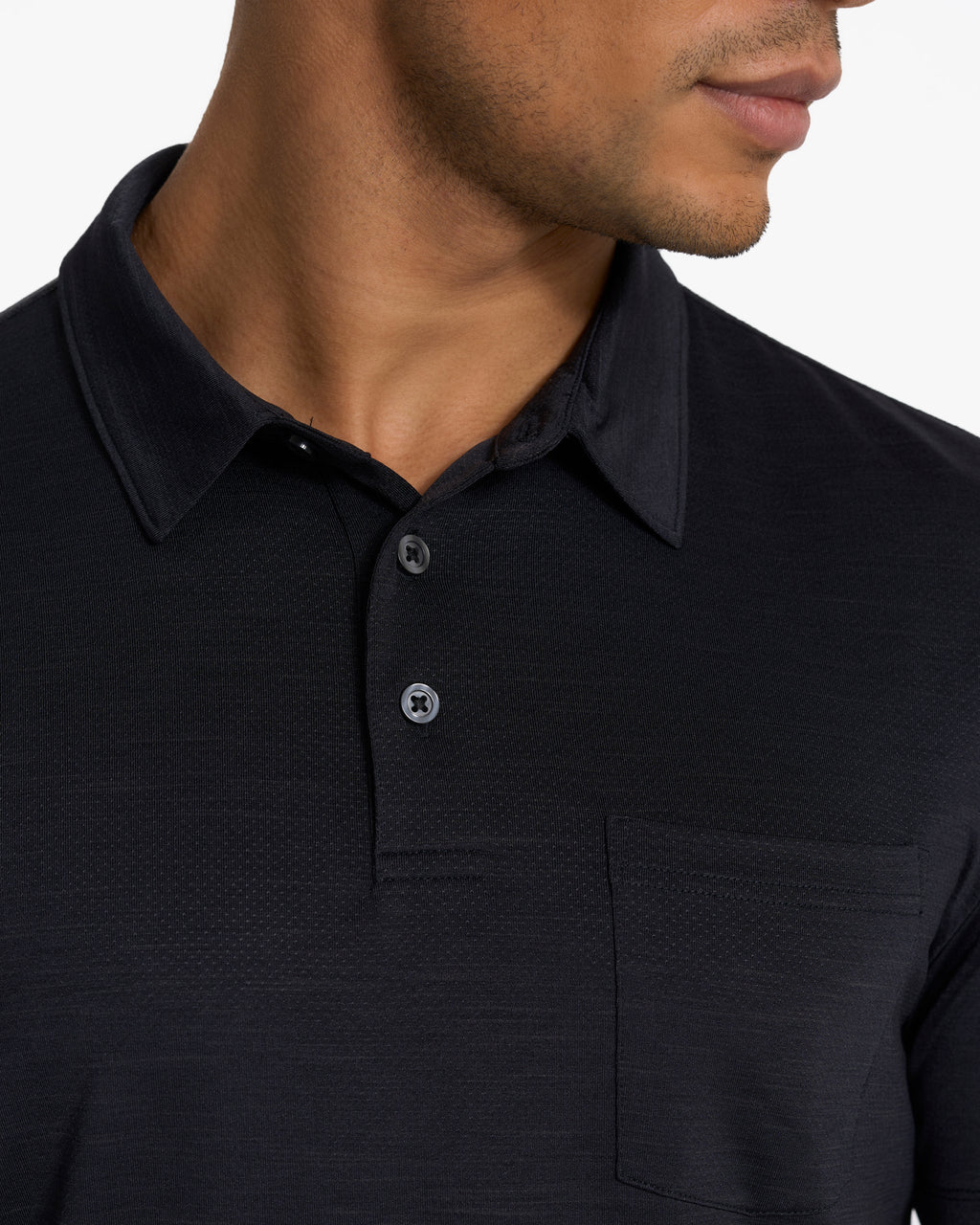 Zephyr Polo | Black Heather