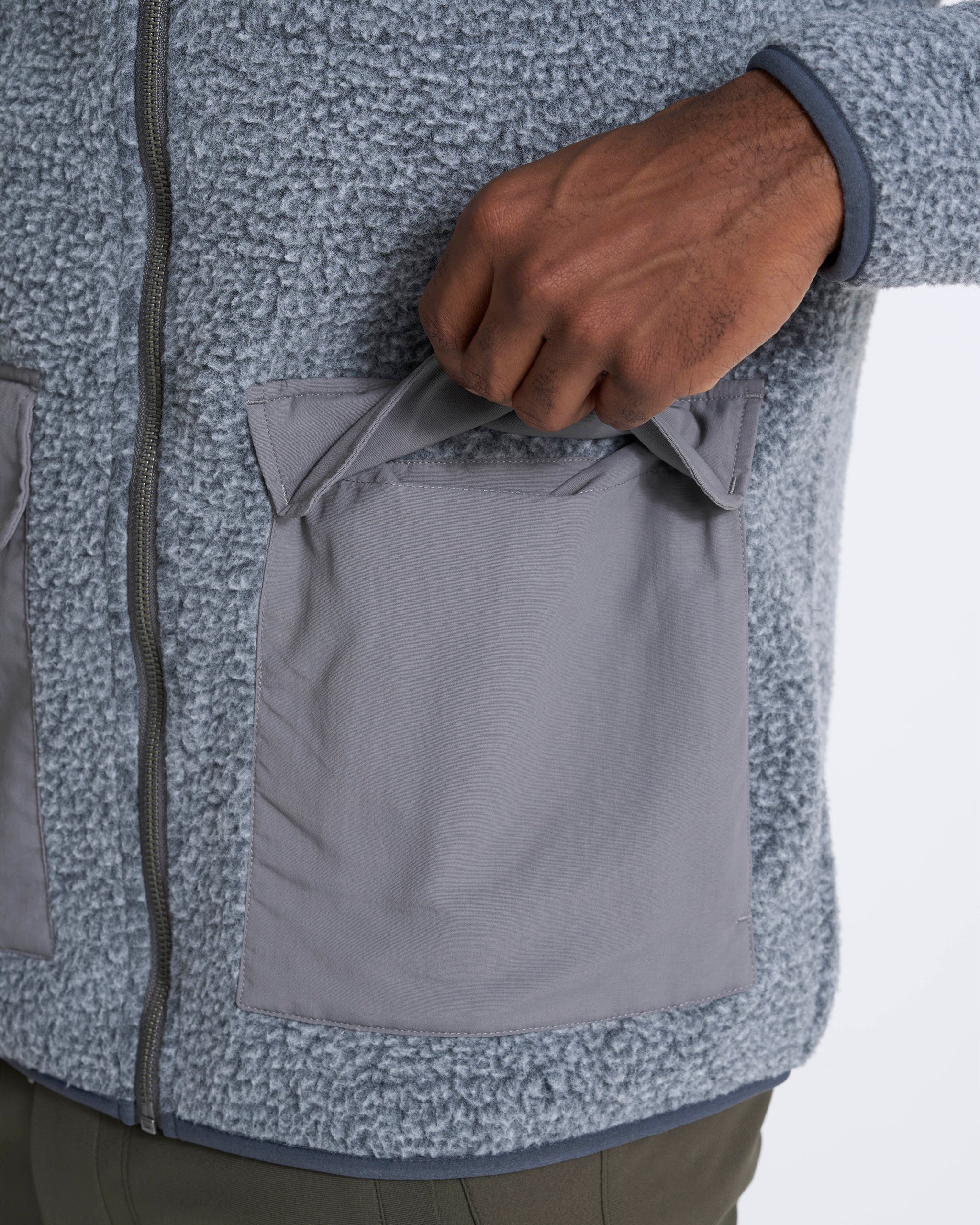Idyllwild Sherpa Jacket | Heather Grey