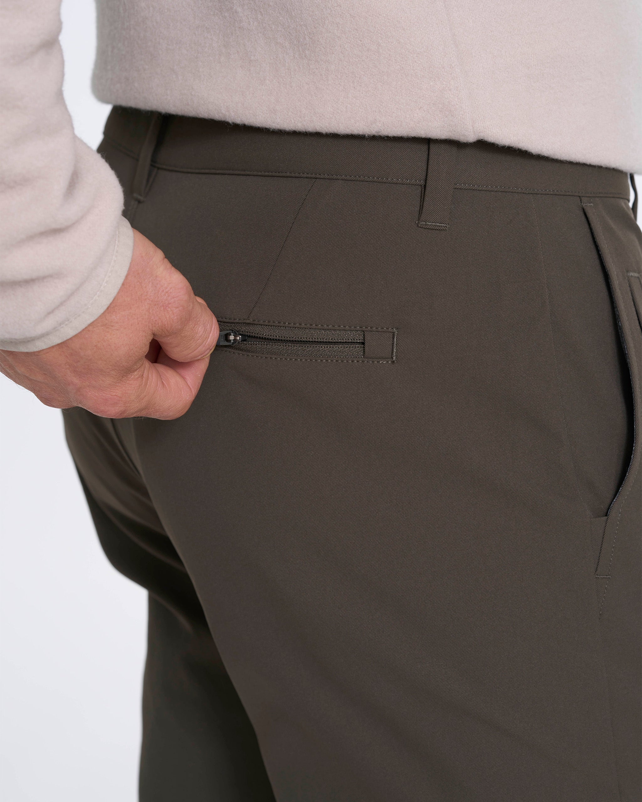 Cascade Tech Chino Pant Athletic Slim Fit 30" | Dark Oregano