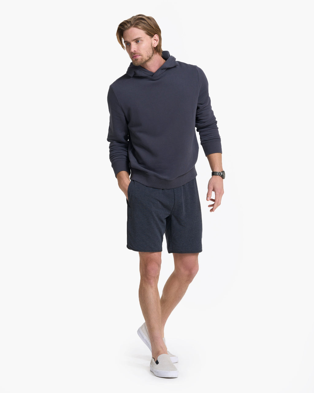 Austin Sweatshort | Charcoal Heather