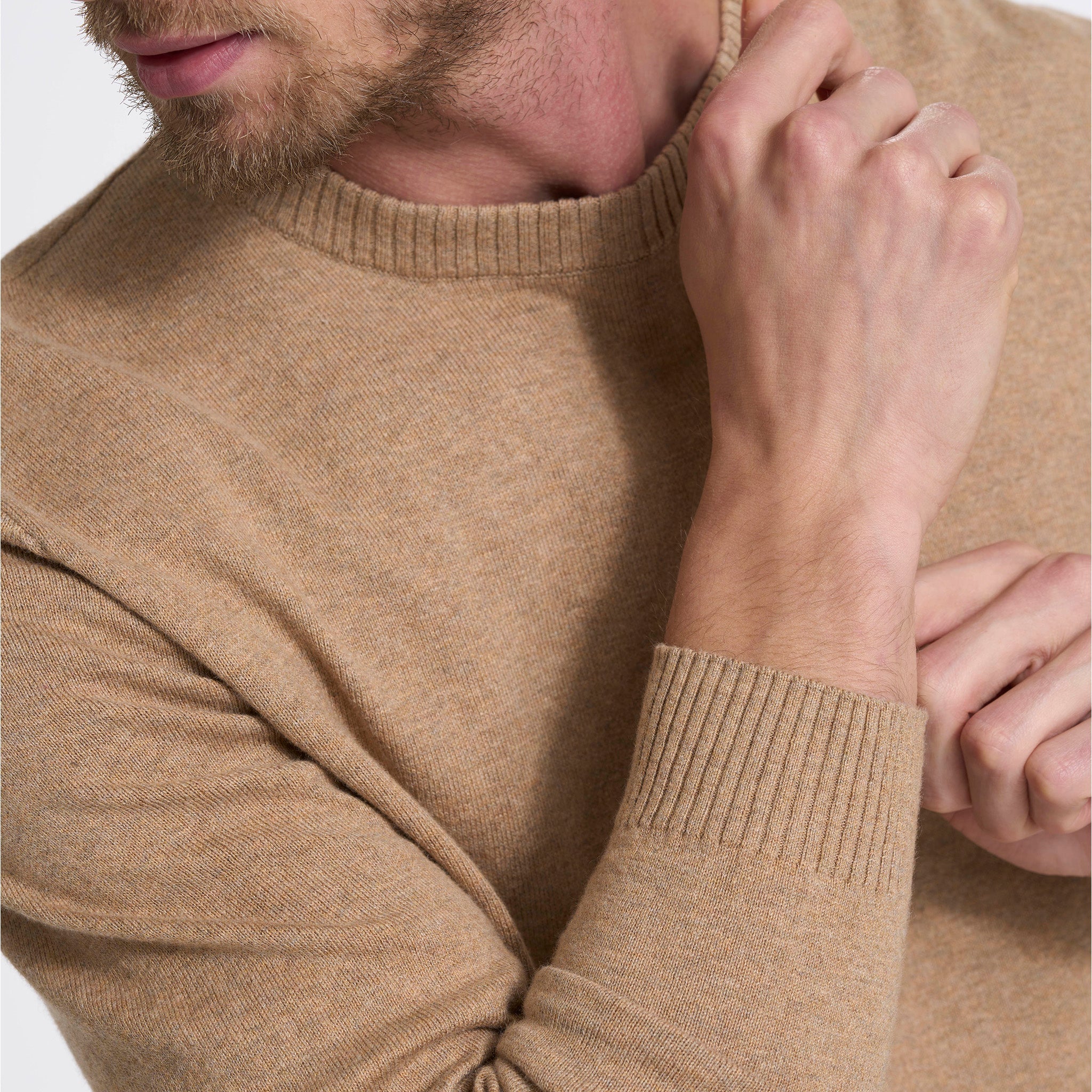 Fluent Sweater | Camel Heather