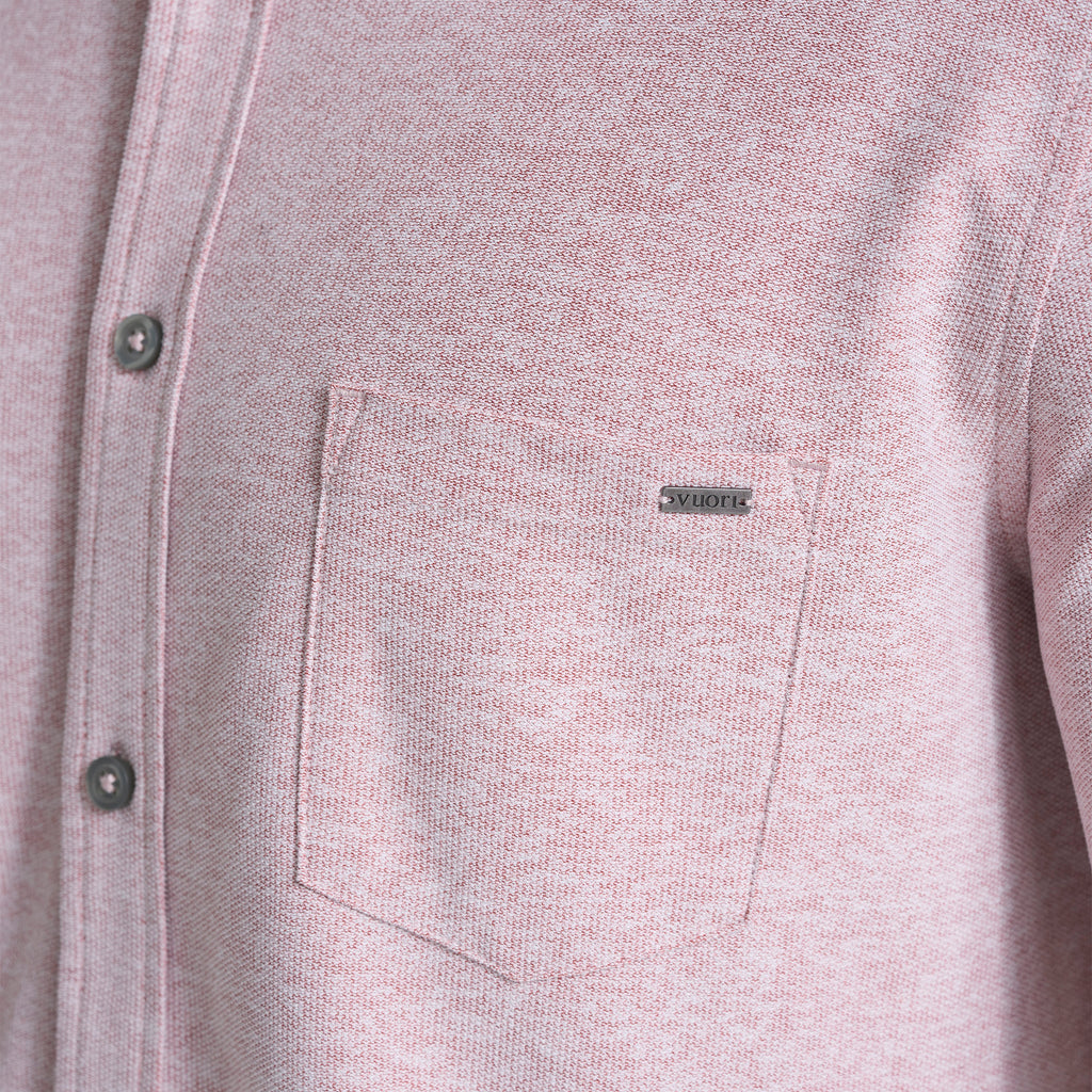 Long Sleeve Ace Button Down | Saltwater Red