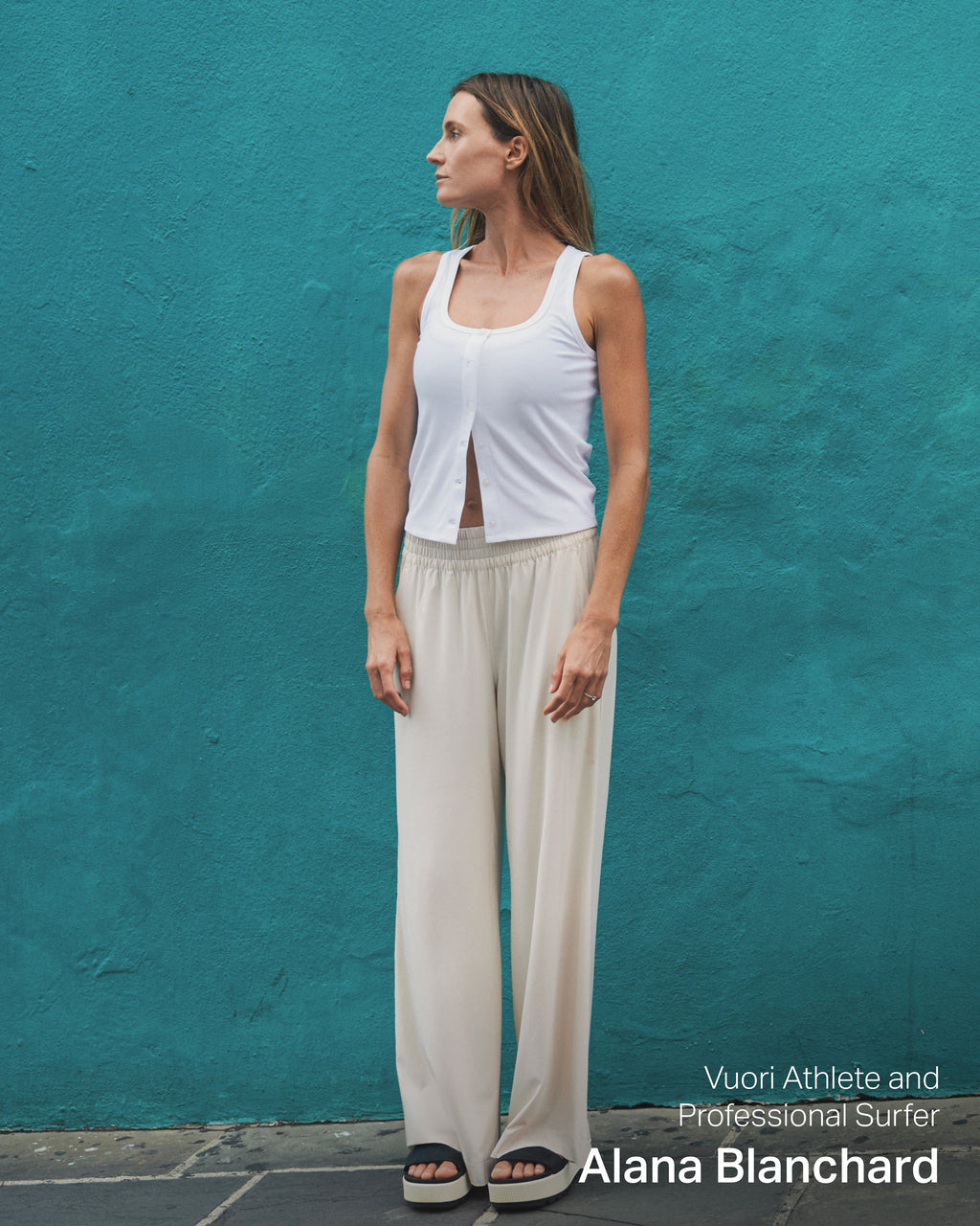 Villa Wideleg Pant | Milkweed