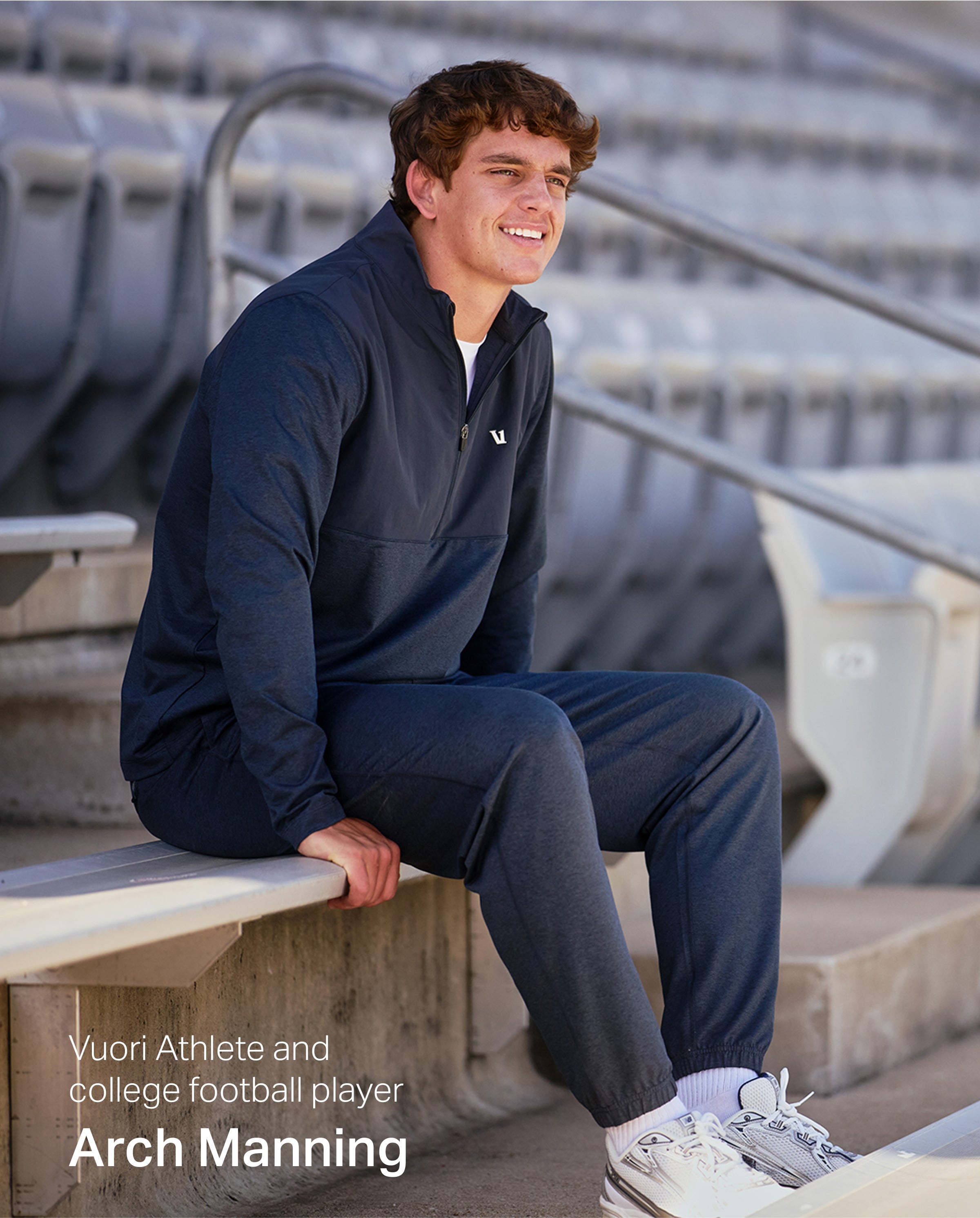 Sunday Element Half Zip | Ink Heather