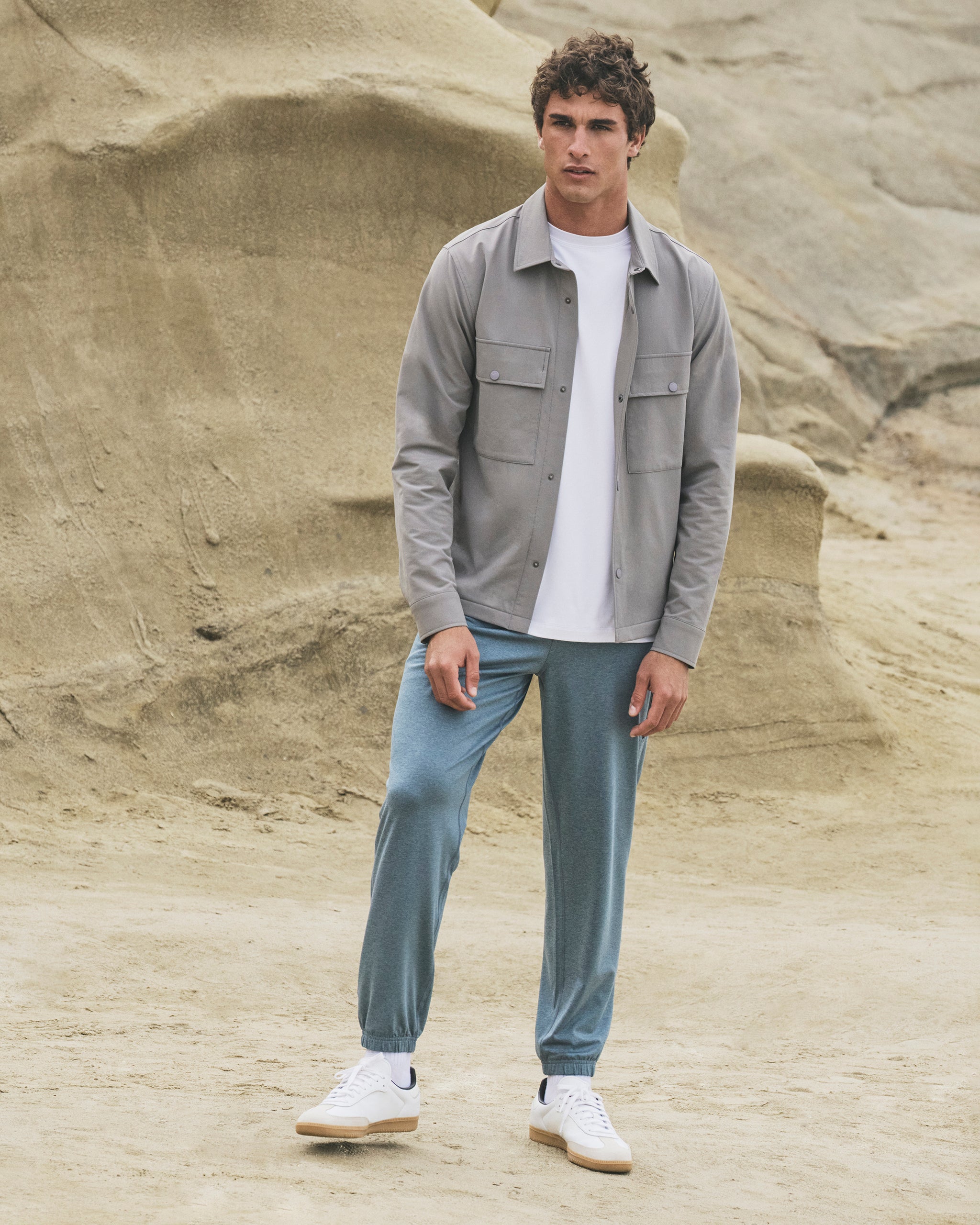 Lawson Tech Shirt Jacket | Shiitake