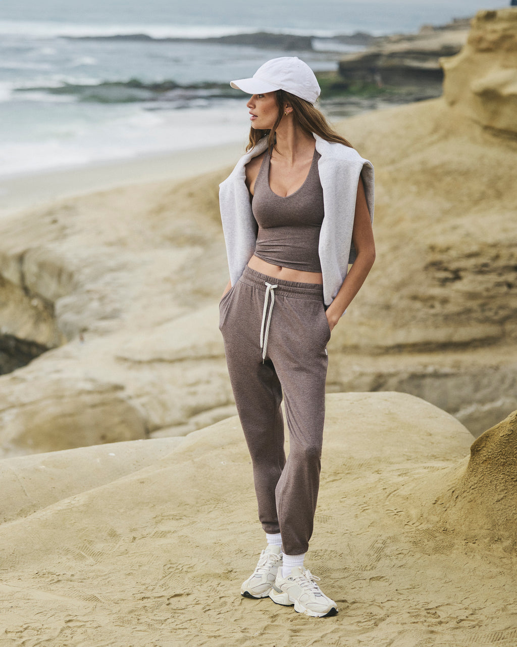 Halo Performance Crop 2.0 | Huckleberry Heather