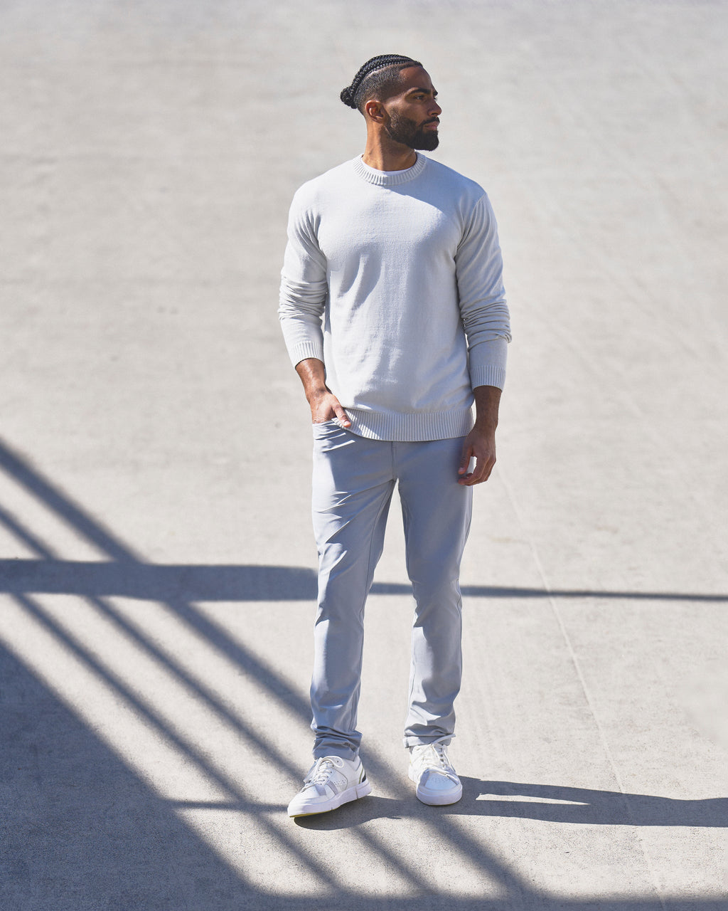 Meta Pant Athletic Slim Fit 32" | Sea Fog